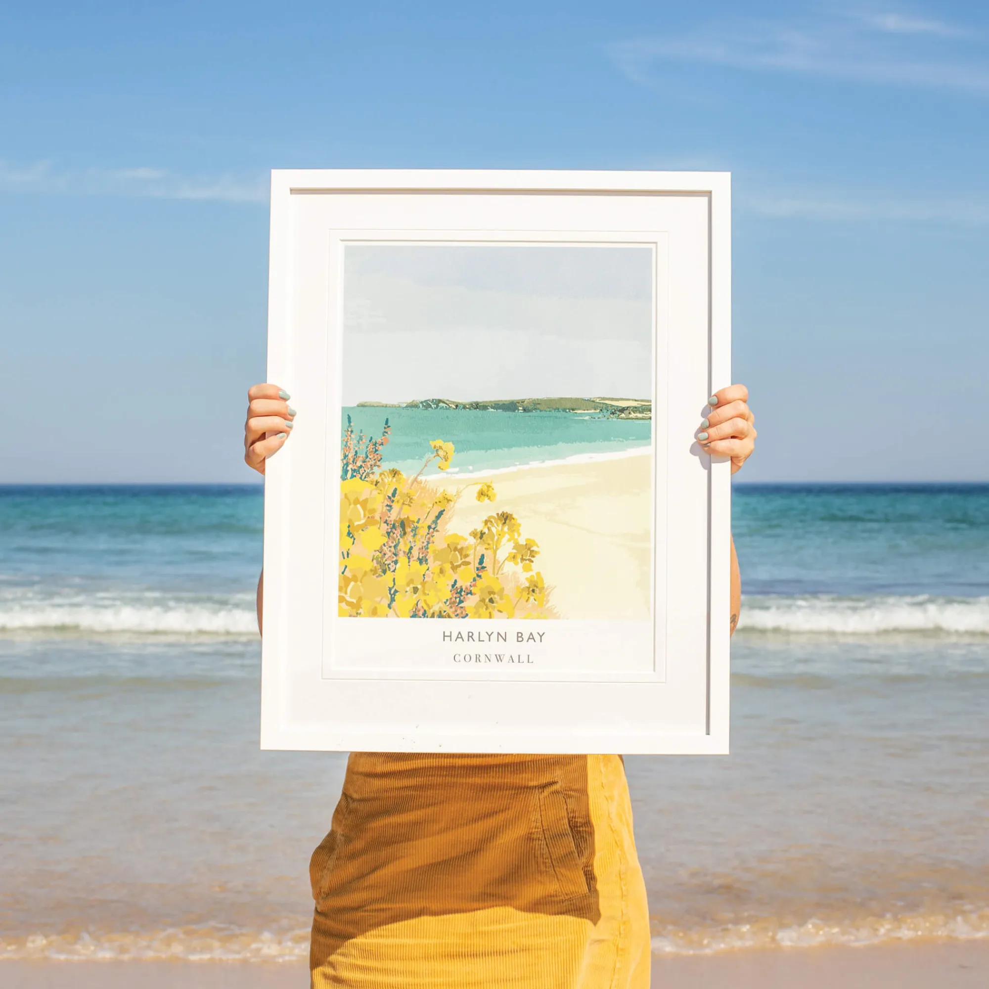 Unframed Prints*Whistlefish Harlyn Bay Art Print