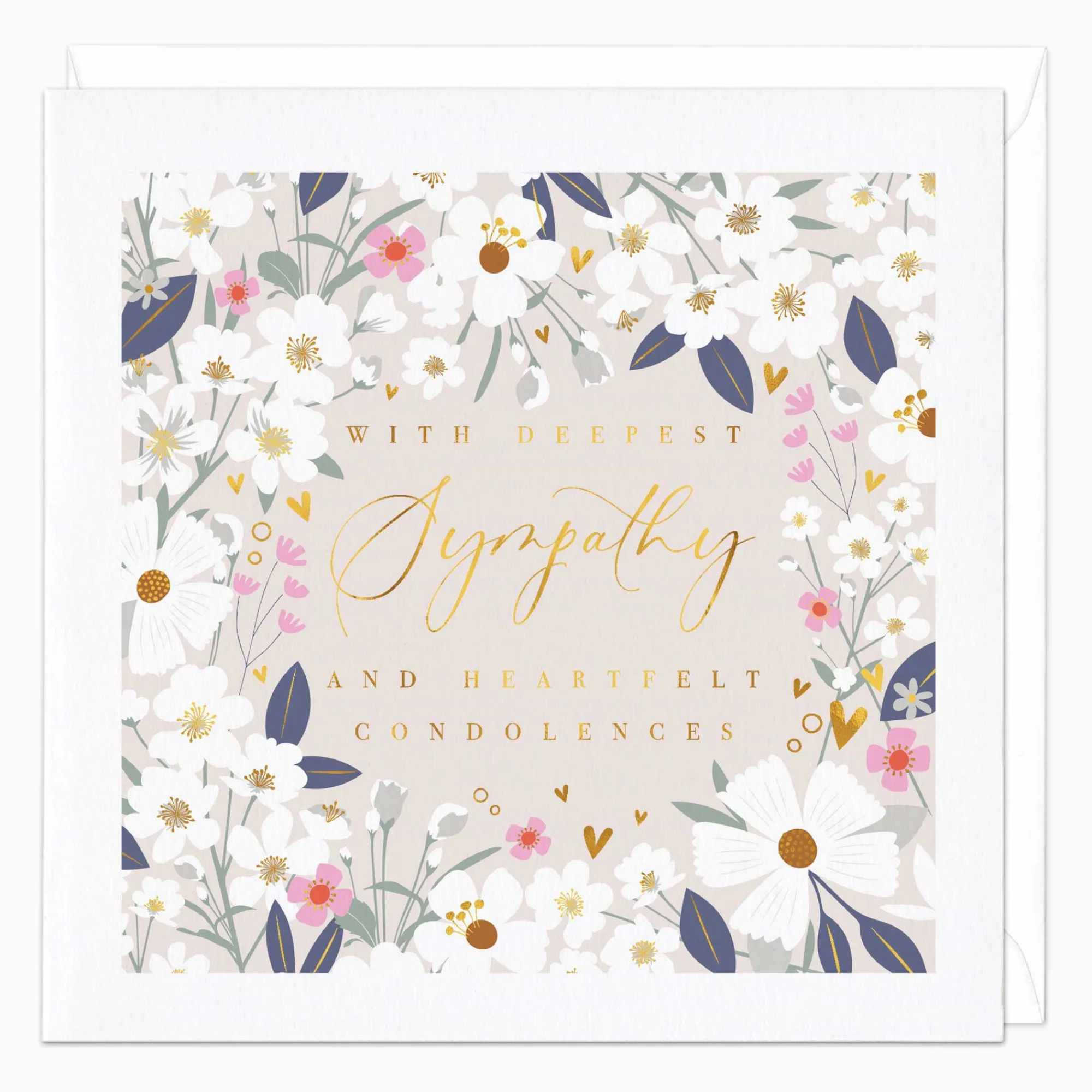 Sympathy*Whistlefish Heartfelt Condolences Card