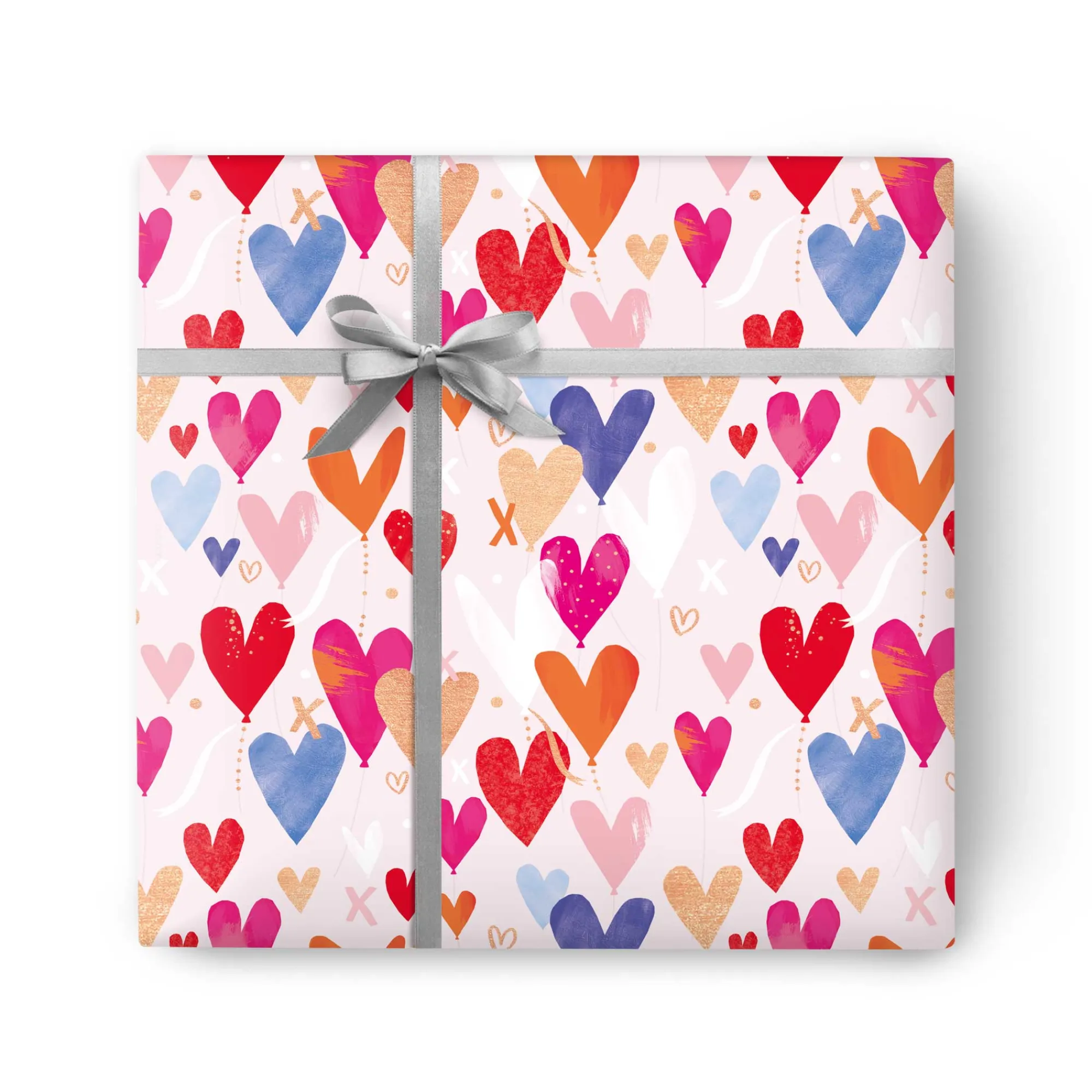 Gift Wrap|Birthday*Whistlefish Hearts Wrapping Paper