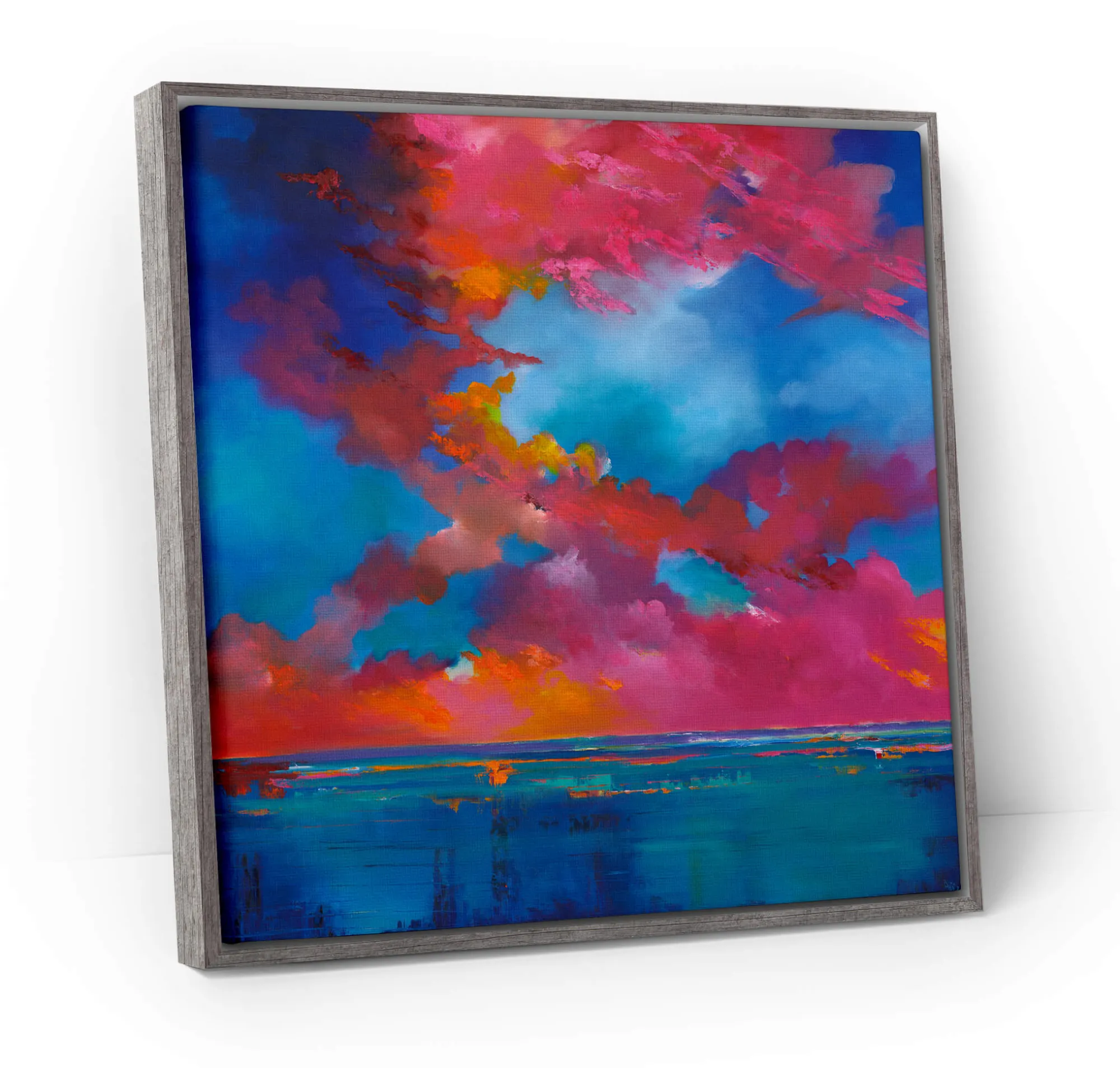 Coastal Scenes|Framed Canvas*Whistlefish Heatwave Large Framed Canvas