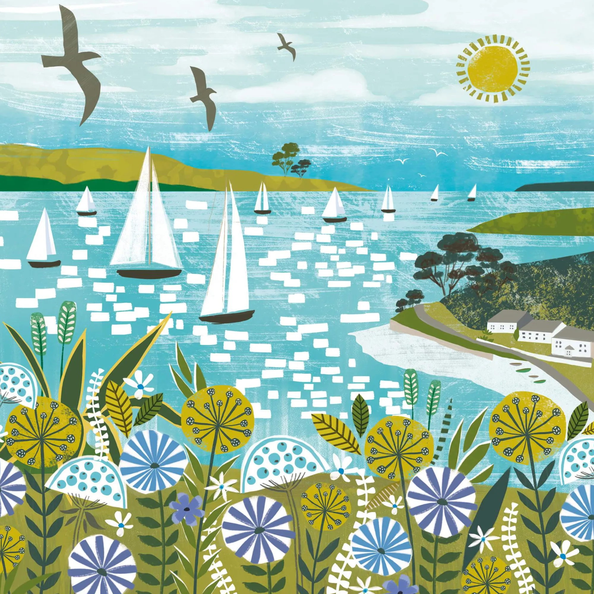 Unframed Prints*Whistlefish Helford River Large Art Print