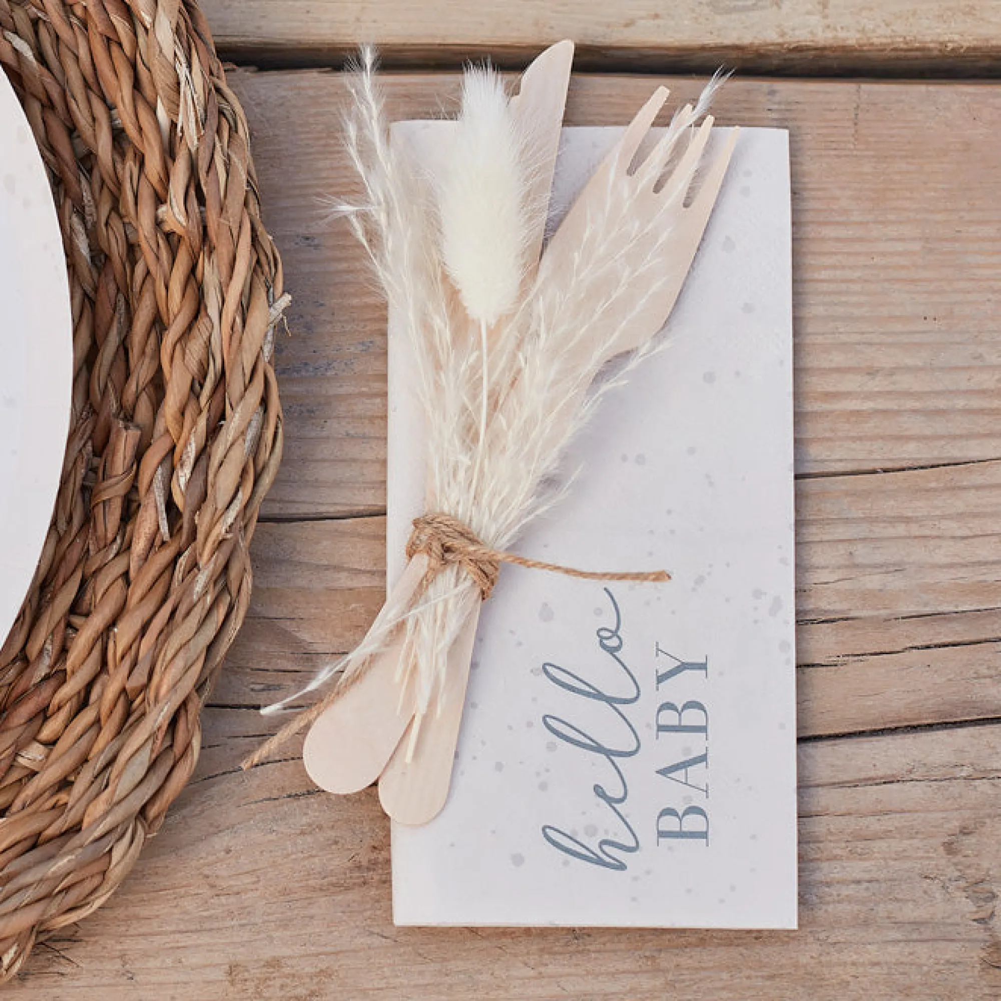 Baby Shower*Whistlefish Hello Baby Speckle Napkins