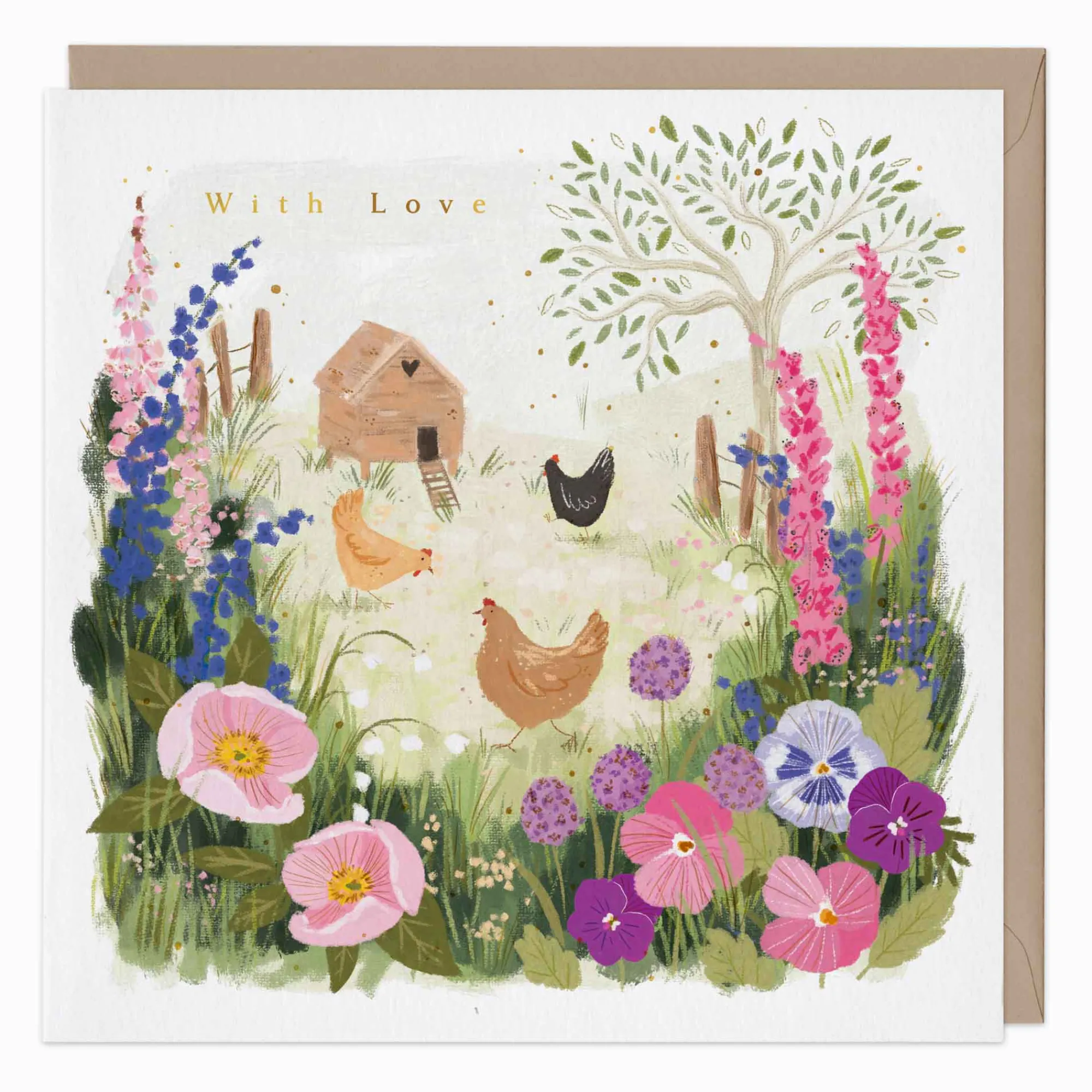 Thinking Of You*Whistlefish Hen House Meadow Card