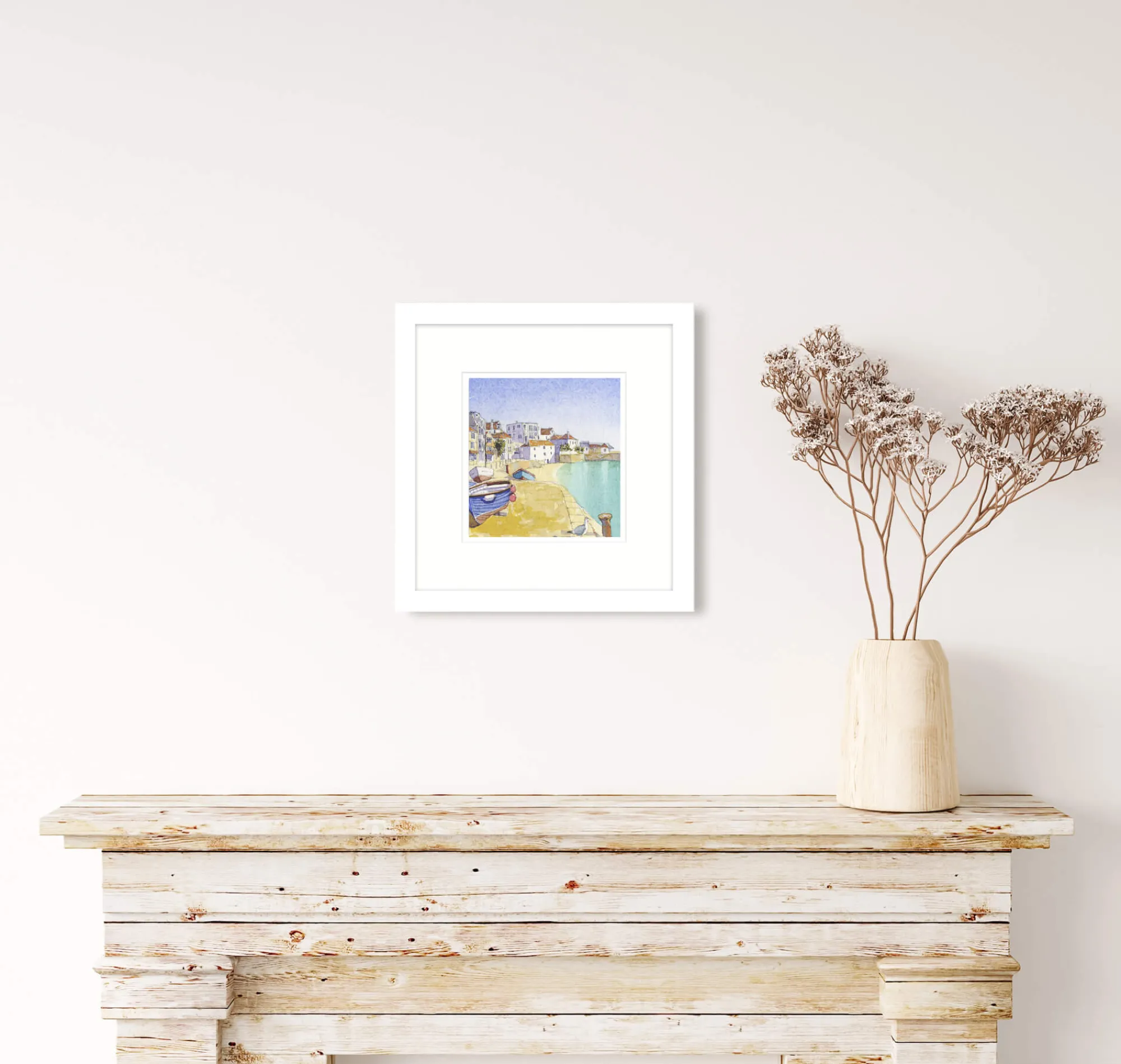St Ives|Cornwall*Whistlefish High Water St Ives Framed Print
