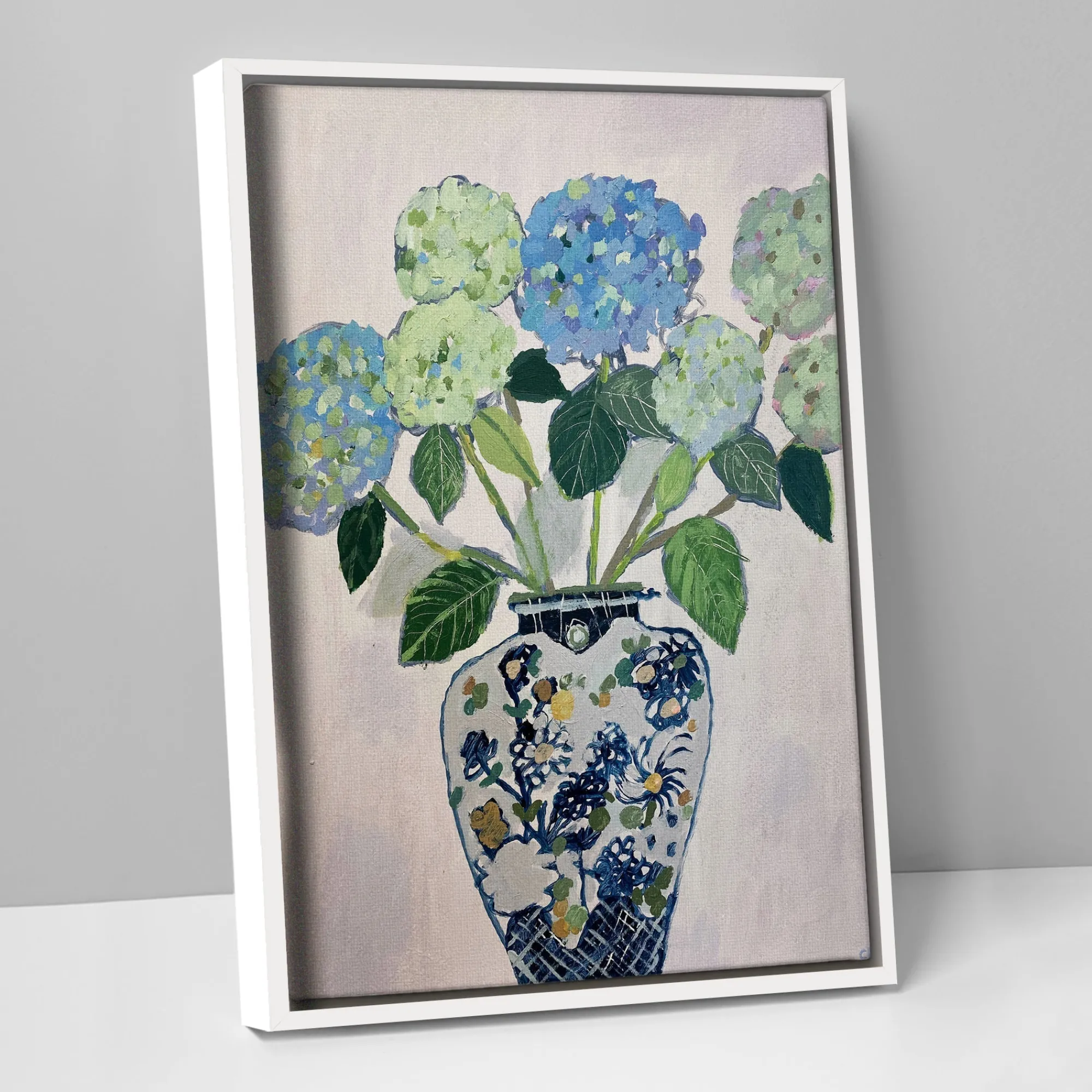 Floral & Flowers|Framed Canvas*Whistlefish Hydrangea Framed Canvas