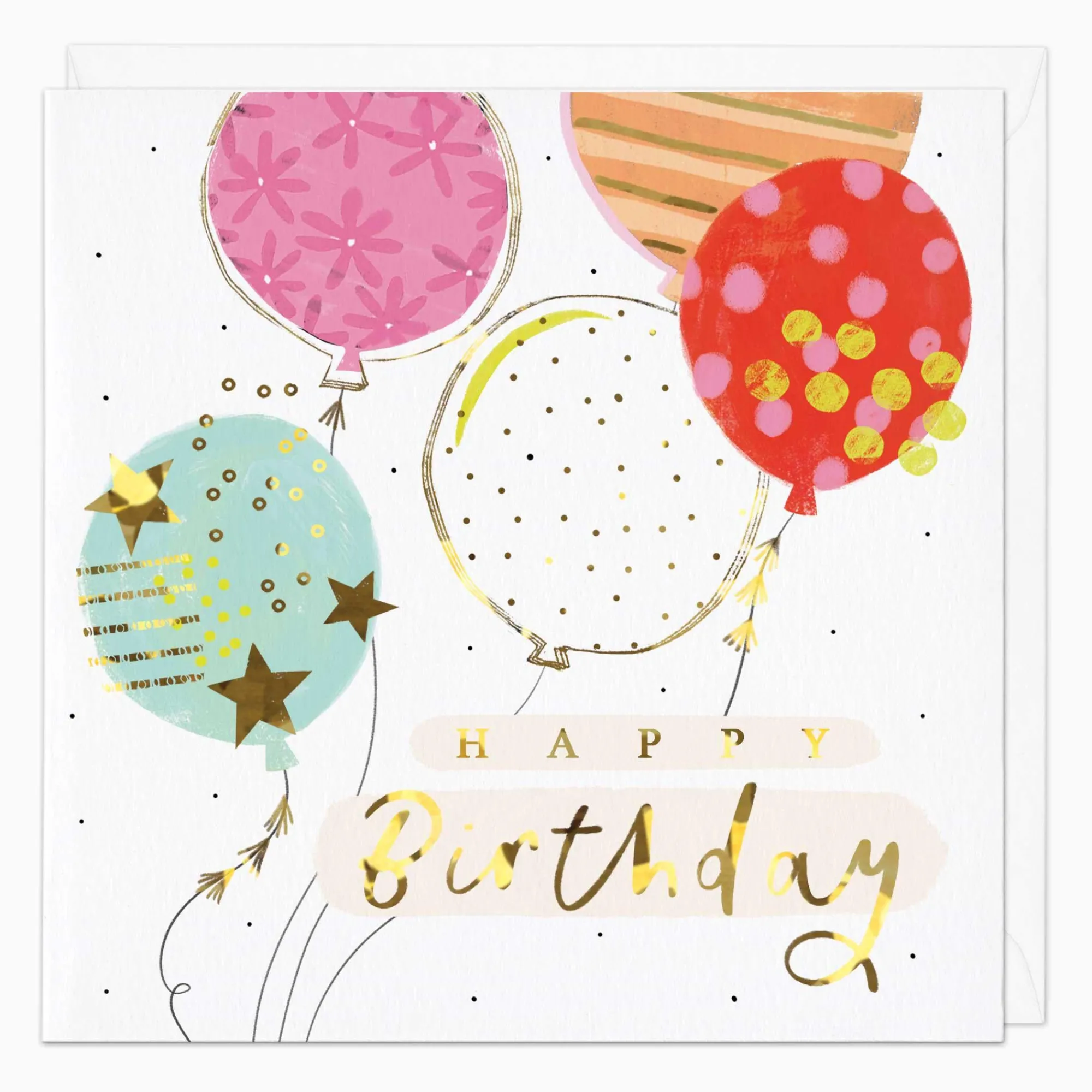 Birthday|For Children*Whistlefish Joyful Balloons Birthday Card