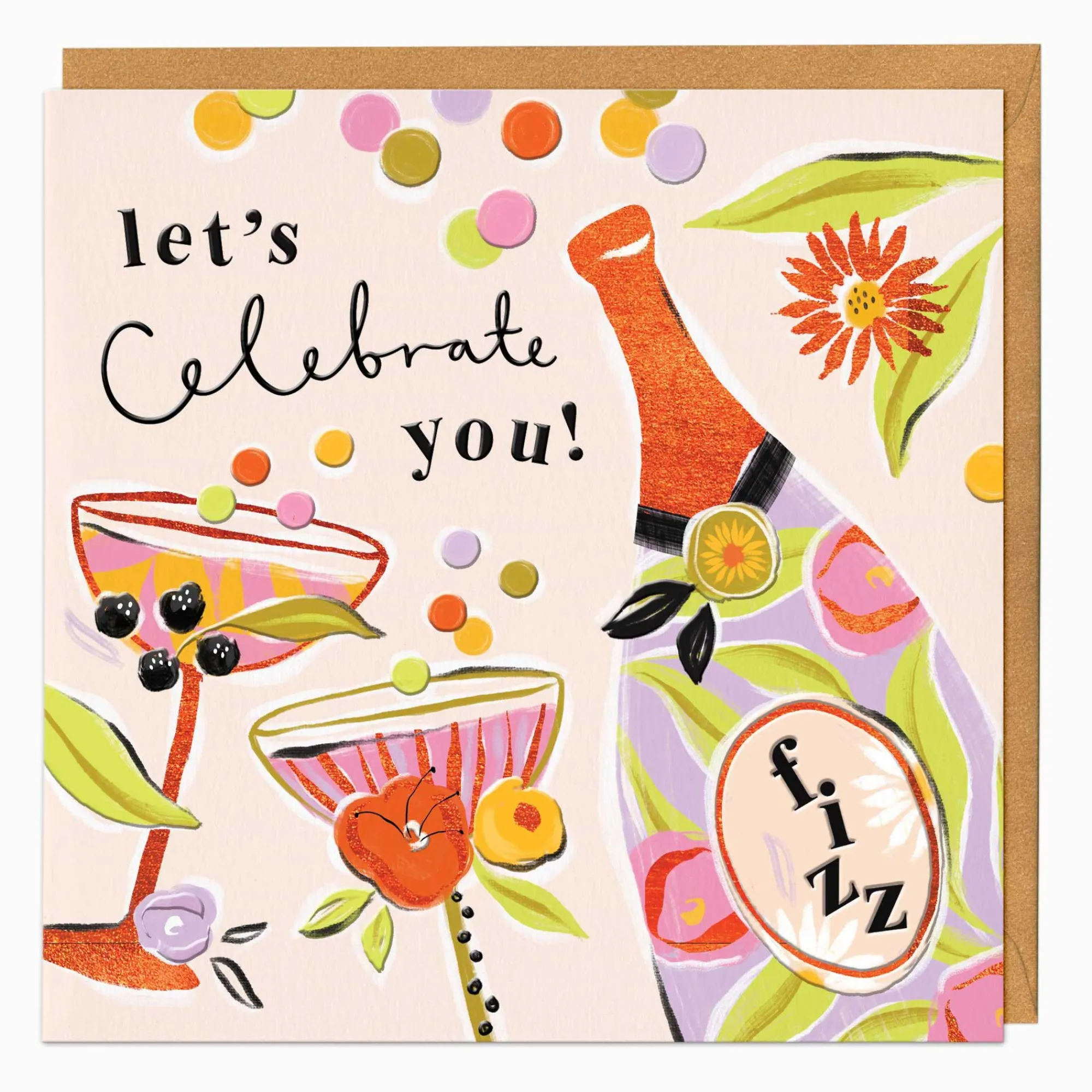Celebration|Birthday*Whistlefish Juicy Bubbly Card