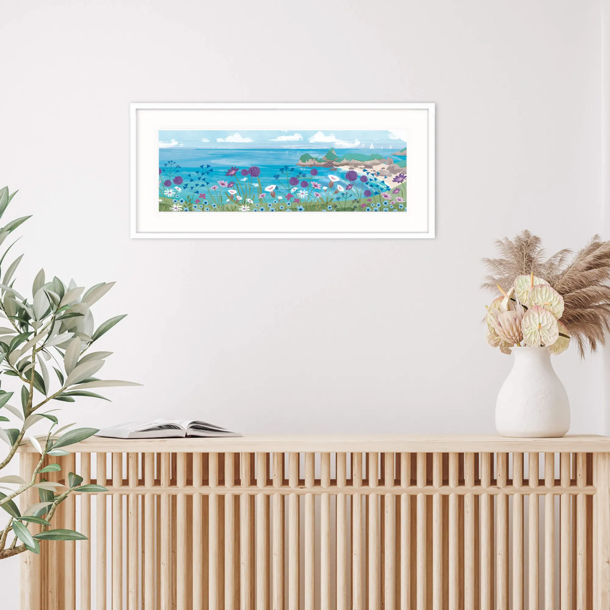 Cornwall|Coastal Scenes*Whistlefish Kynance Cove Framed Print