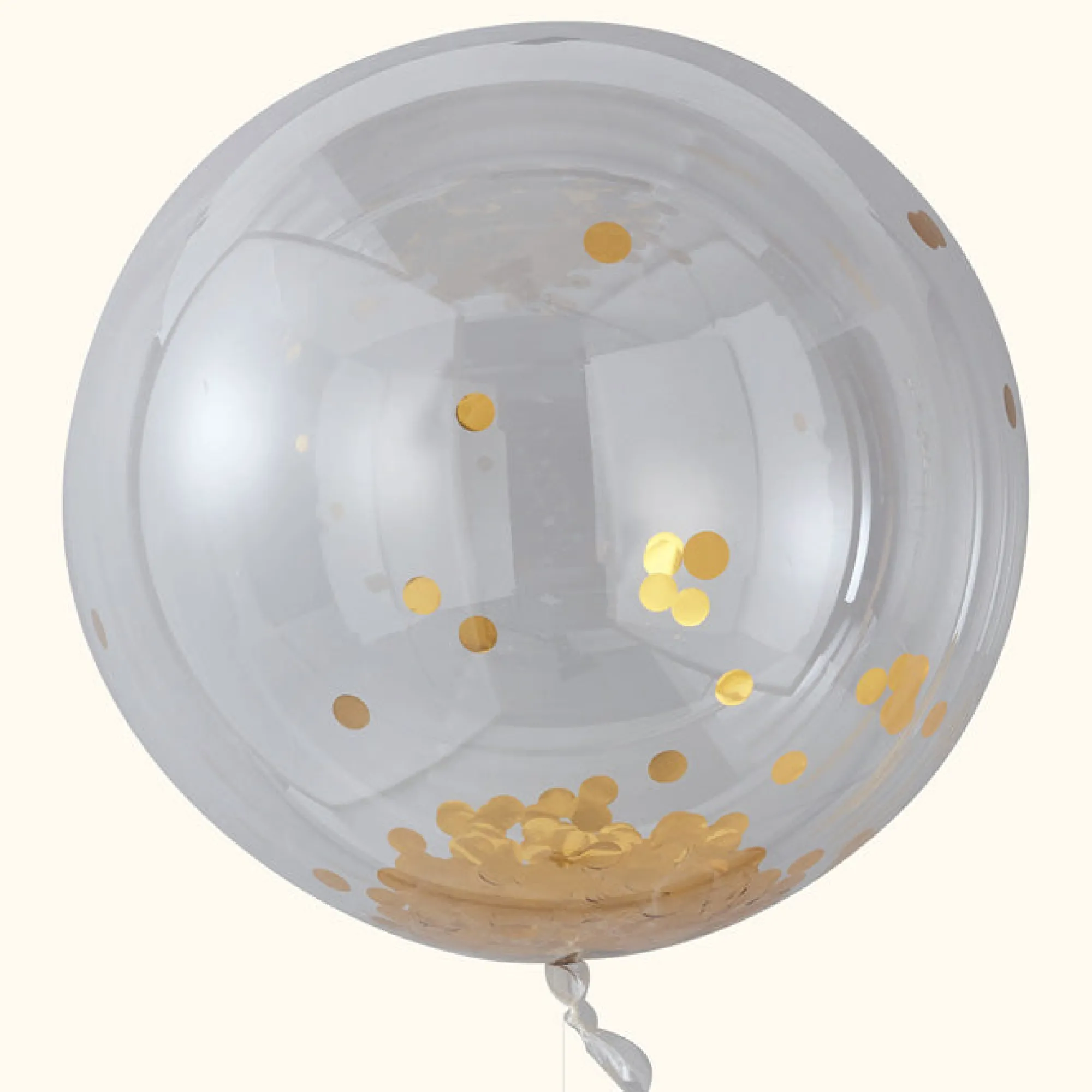 Confetti|Balloons*Whistlefish Large Gold Confetti Orb Balloons