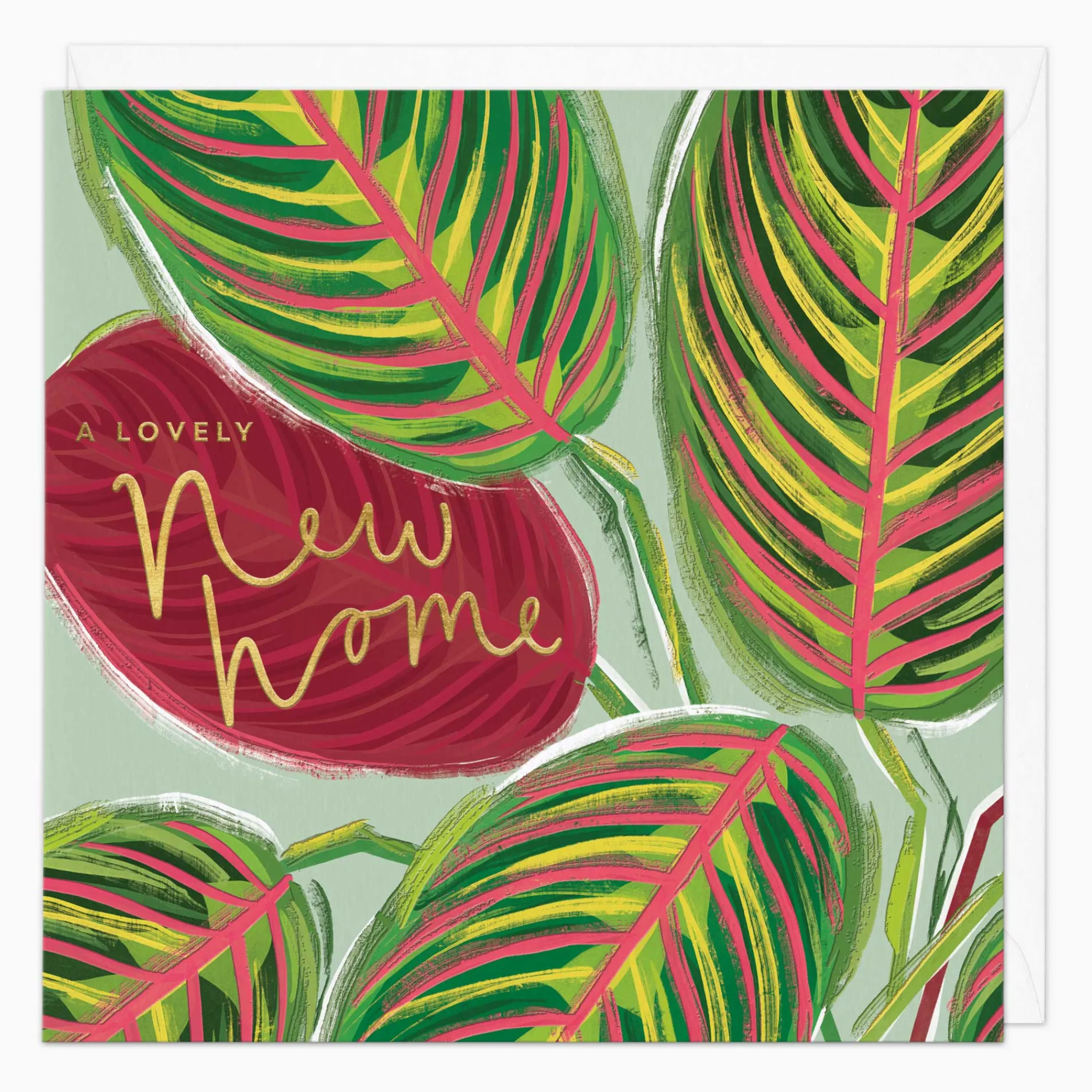 New Home*Whistlefish Leafy New Home Card