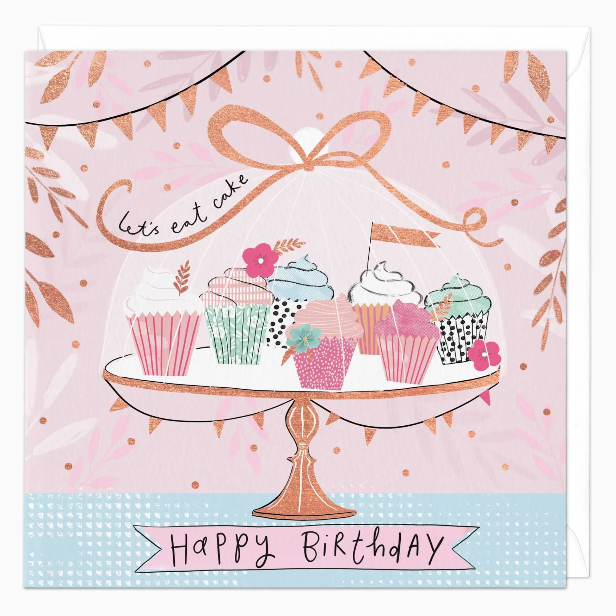 Birthday*Whistlefish Lets Eat Cake Birthday Card