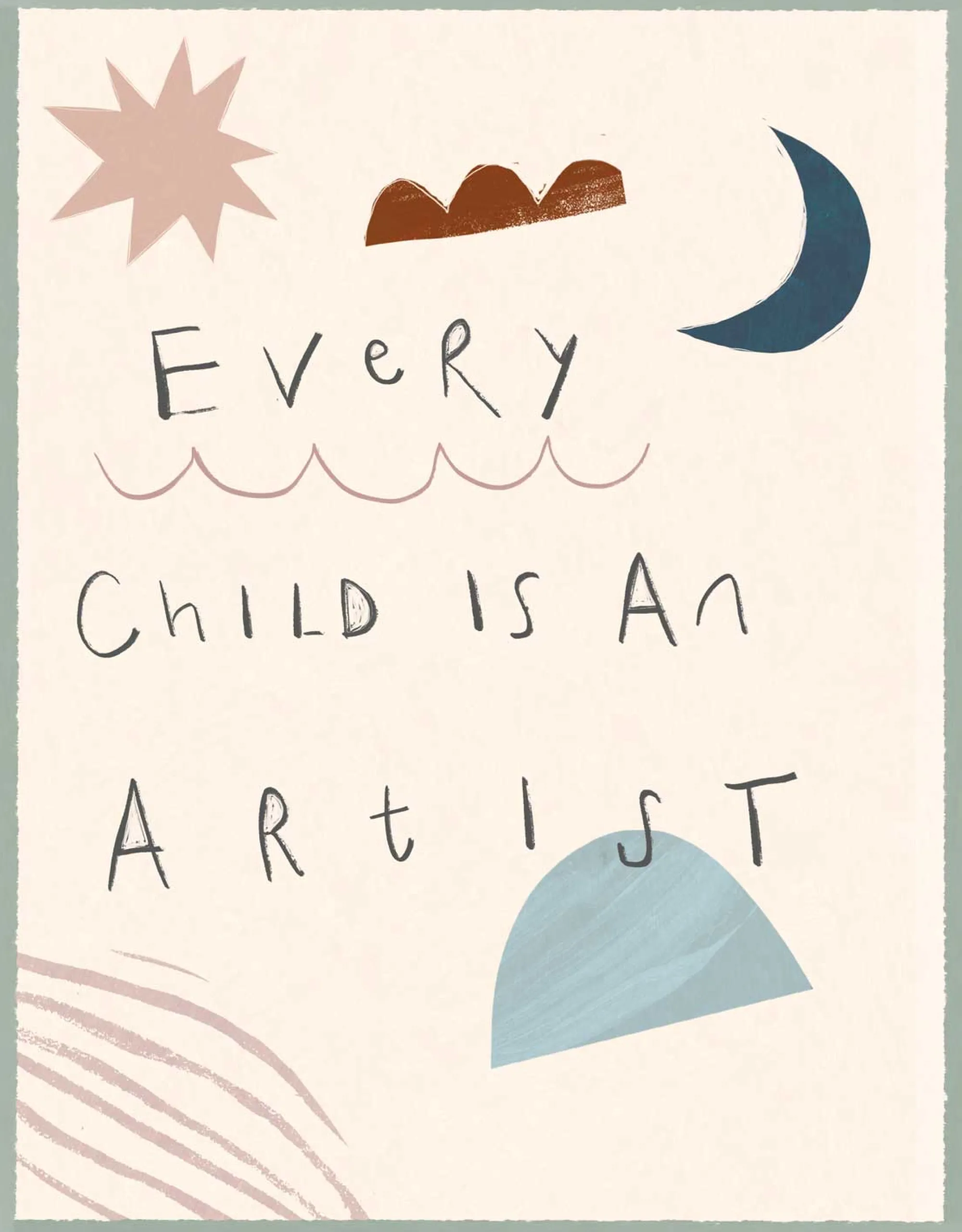 Unframed Prints*Whistlefish Little Artist Medium Art Print