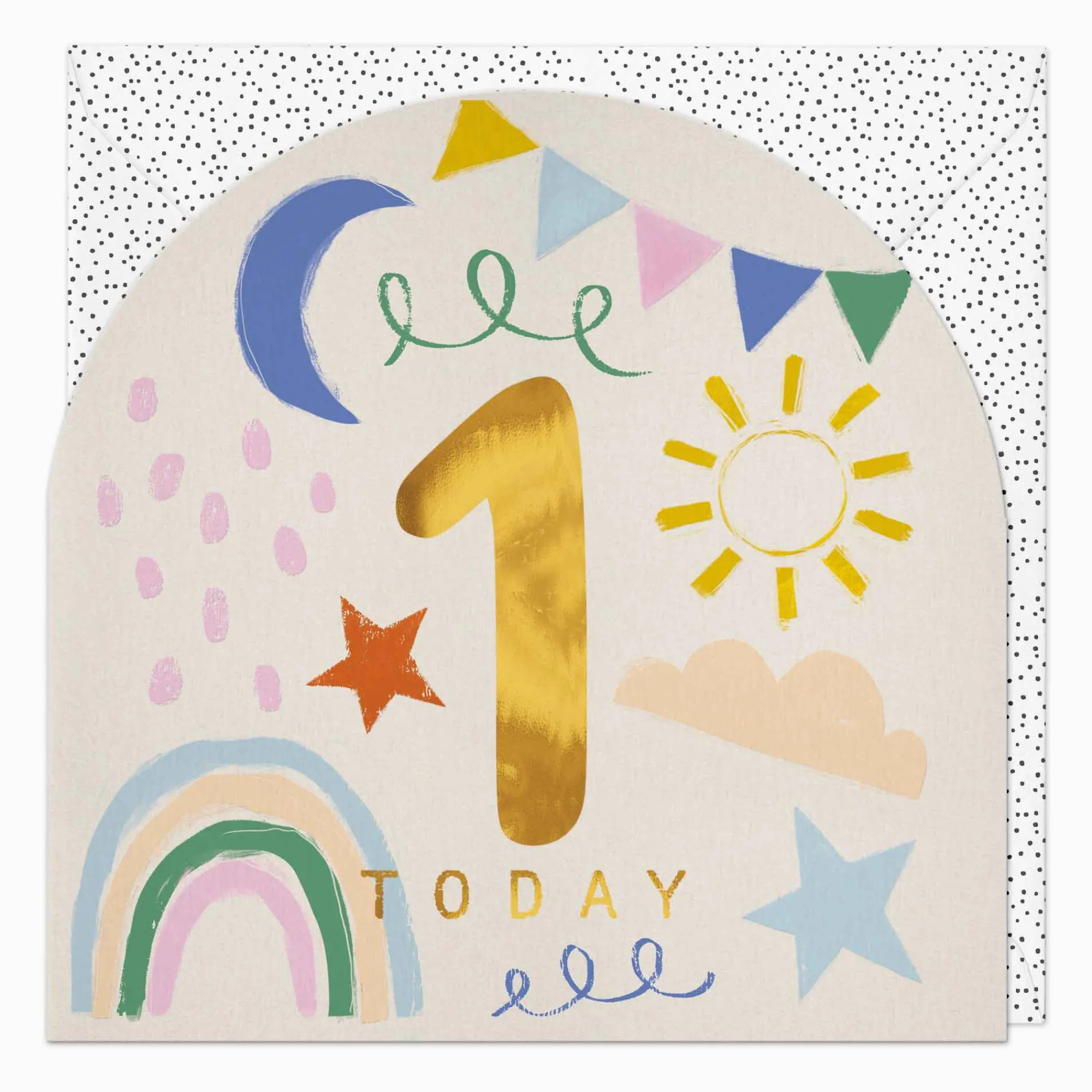 Birthday|For Children*Whistlefish Little Joy 1st Birthday Card