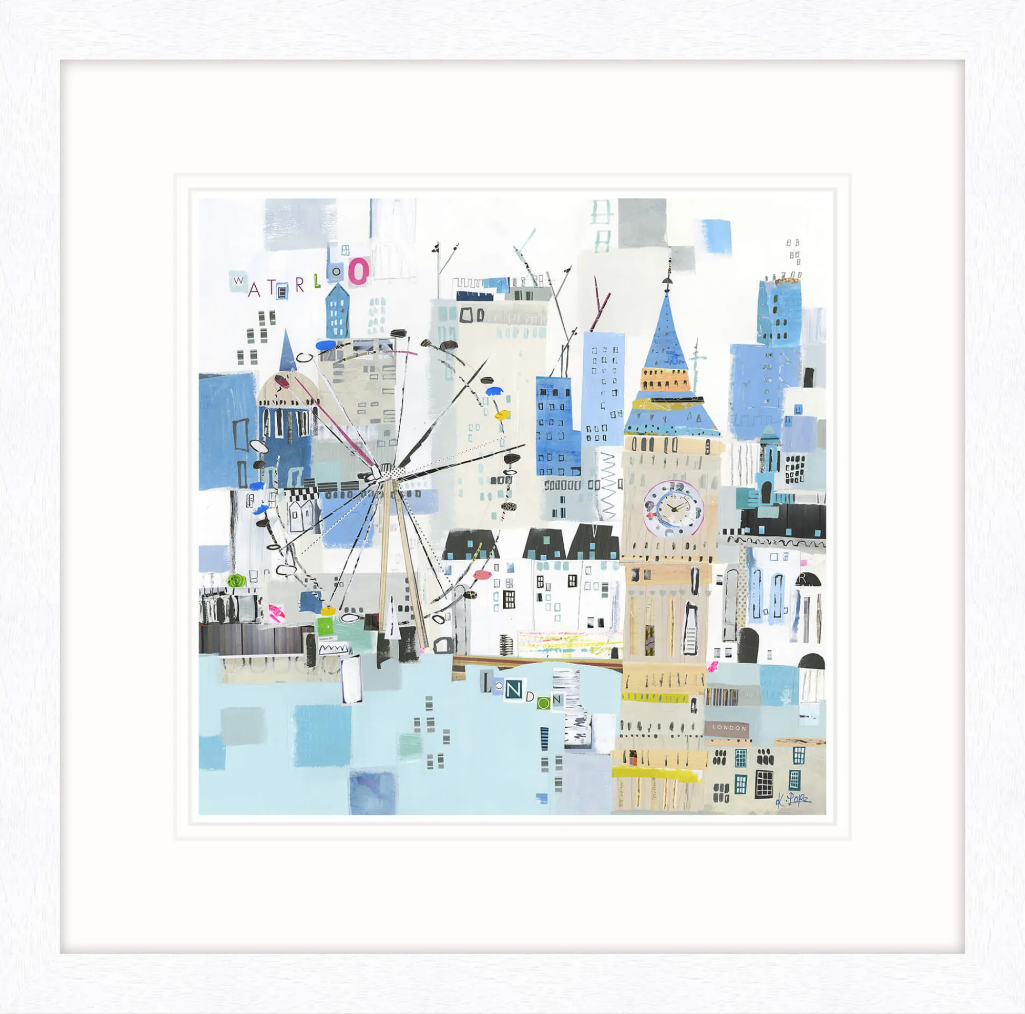 London|Framed Prints*Whistlefish London Waterloo Framed Print