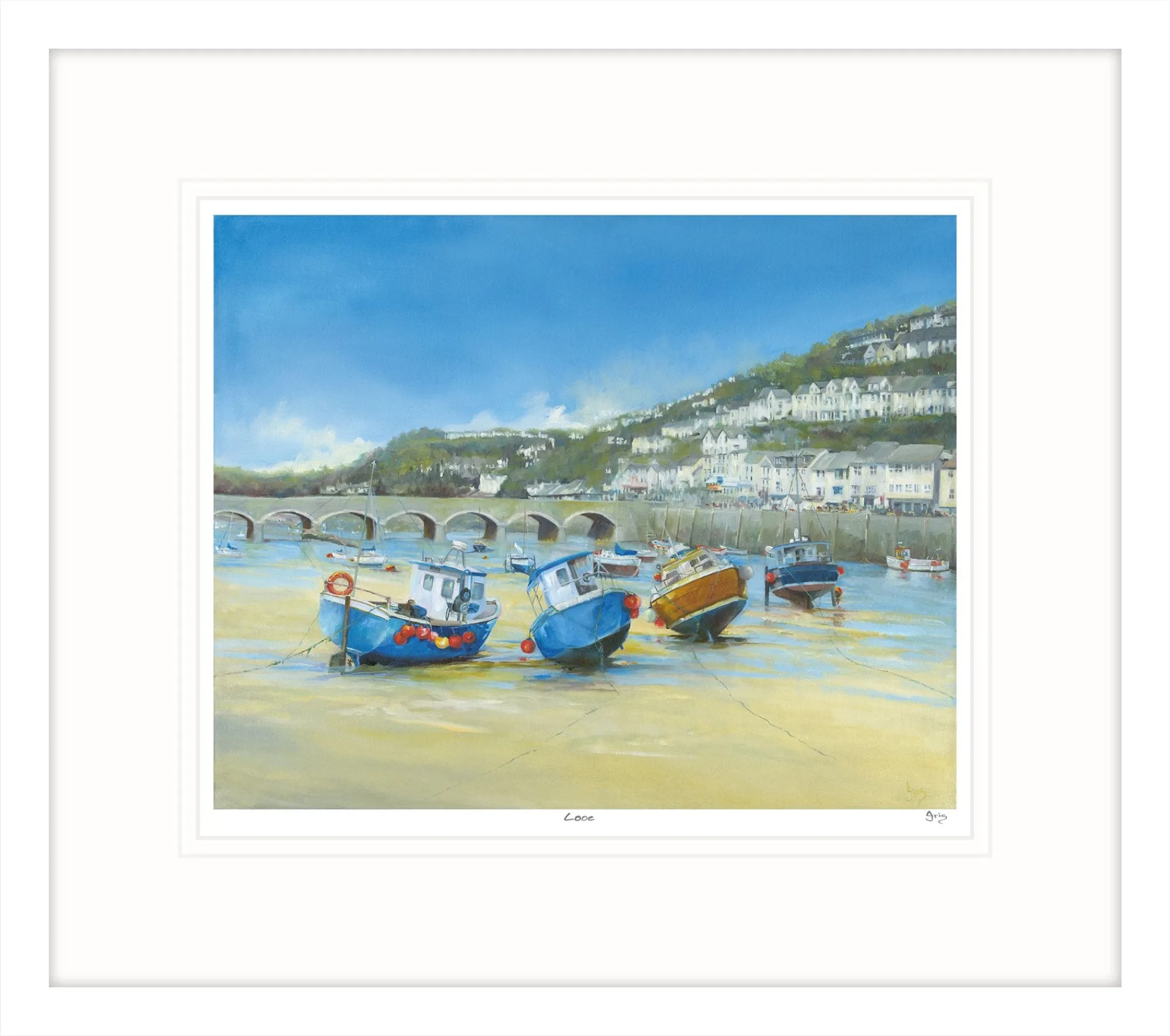 Cornwall|Boat & Sailing*Whistlefish Looe Framed Print