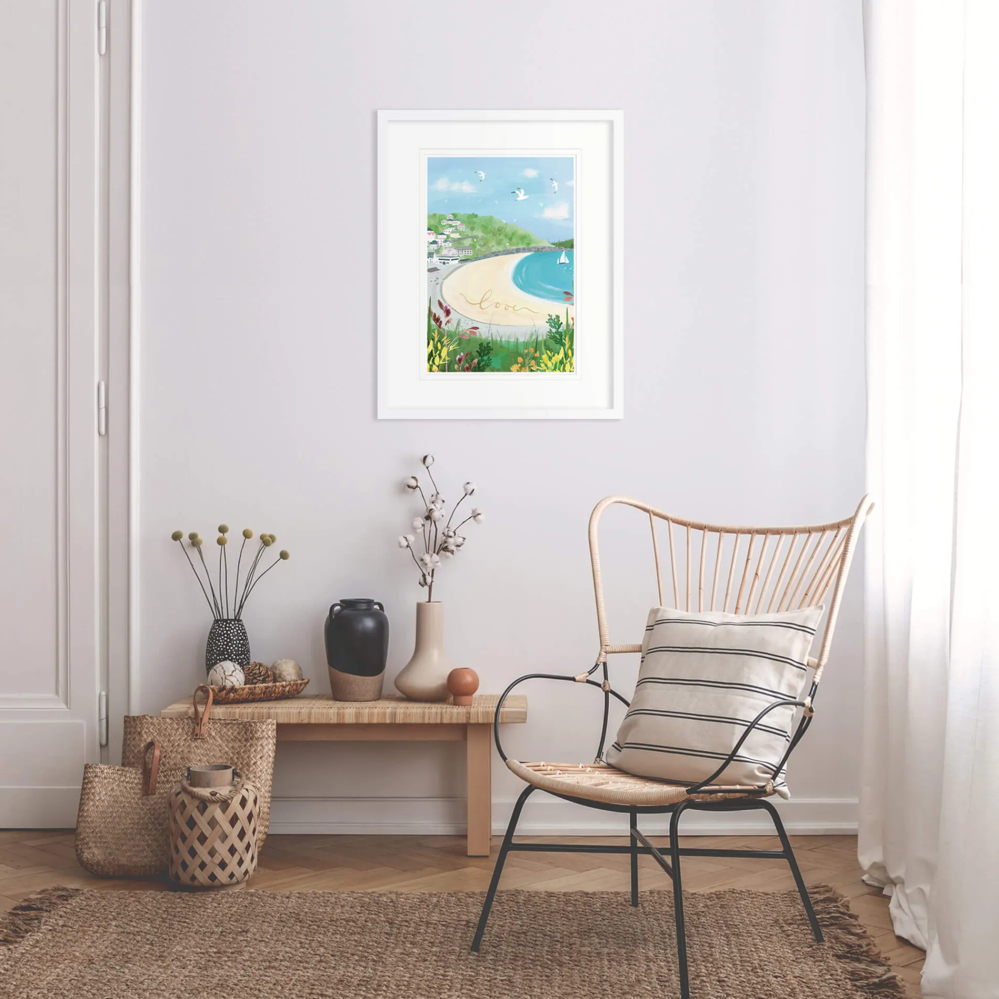Unframed Prints*Whistlefish Looe Med Art Print
