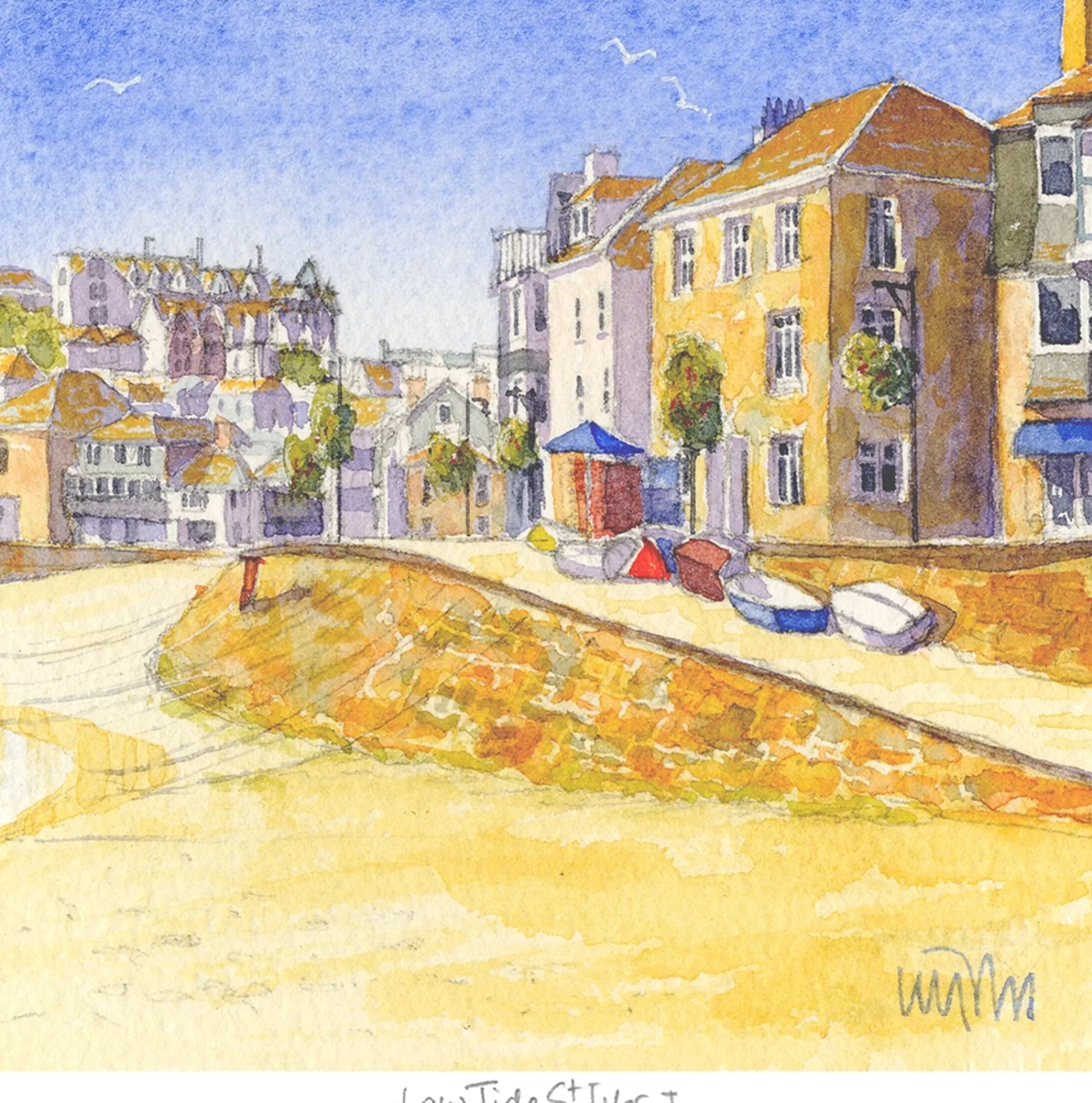 Unframed Prints*Whistlefish Lowtide St Ives Art Print