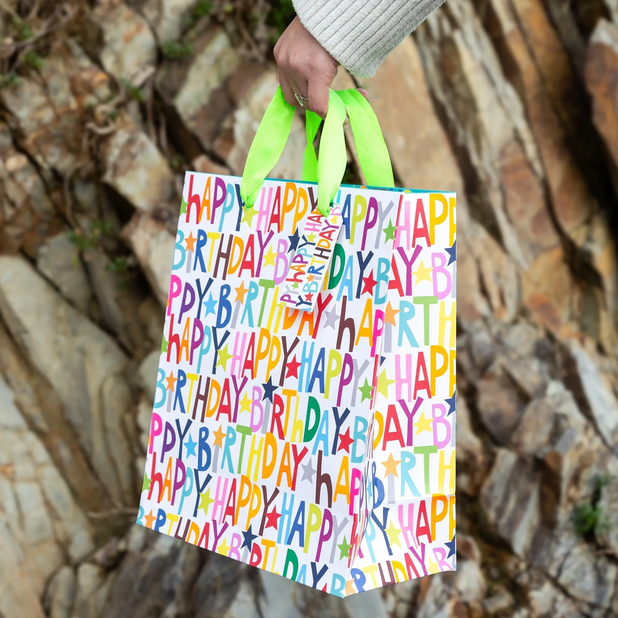 Gift Bags|Gift Bags*Whistlefish Luxury Birthday Large Gift Bag