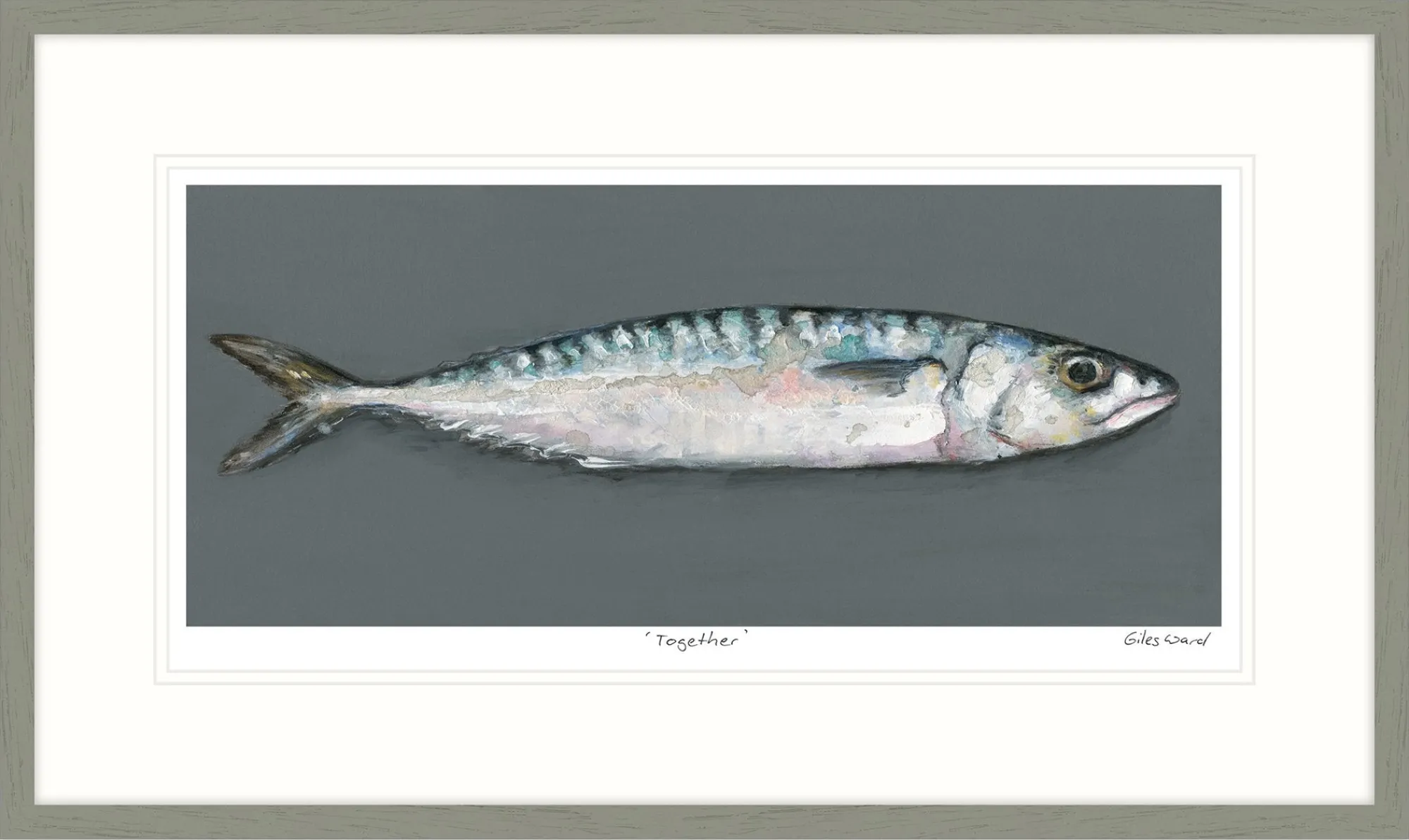 Animal|Framed Prints*Whistlefish Mackerel Together Framed Print
