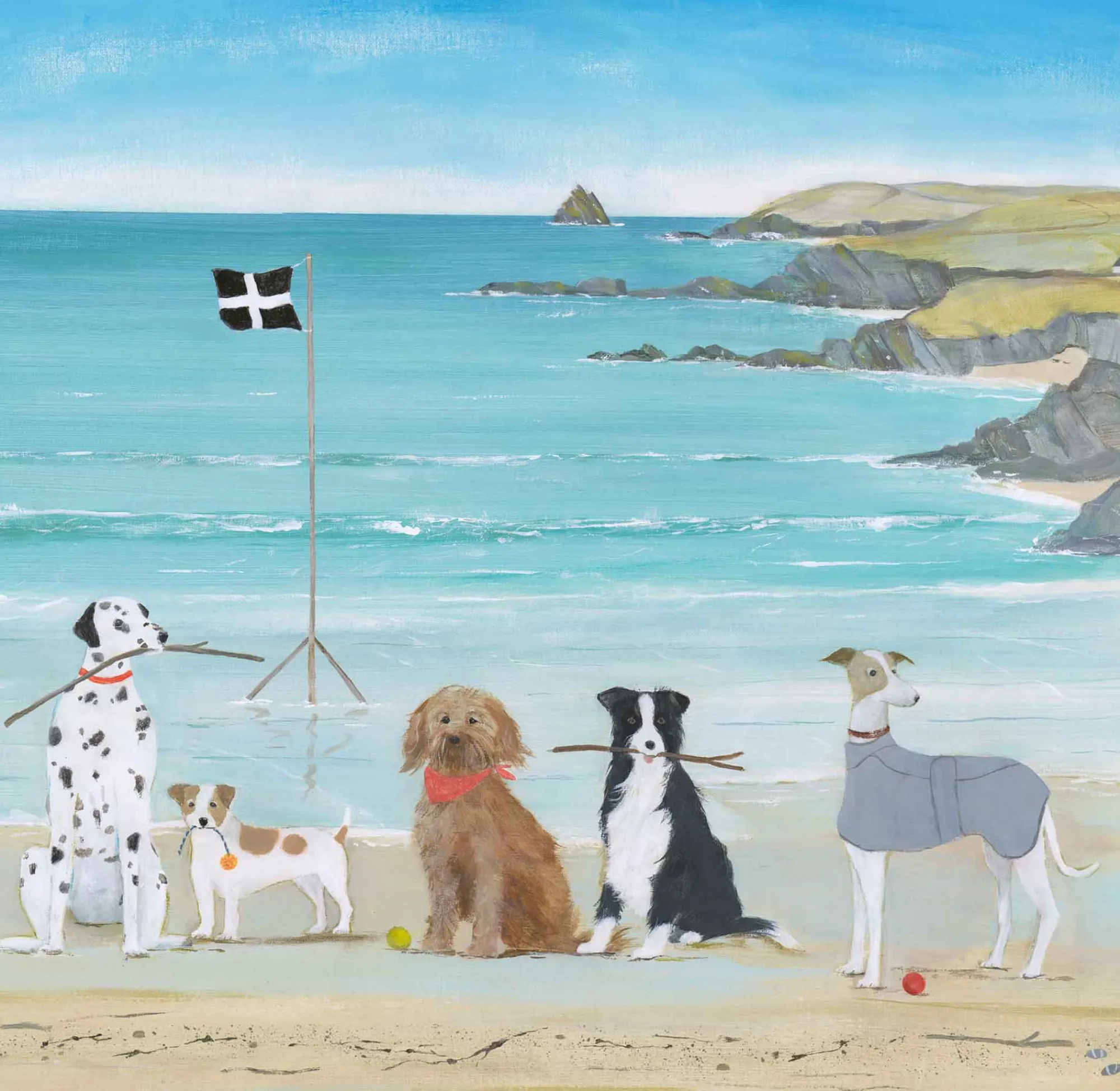 Unframed Prints*Whistlefish Man's Best Friend Medium Art Print