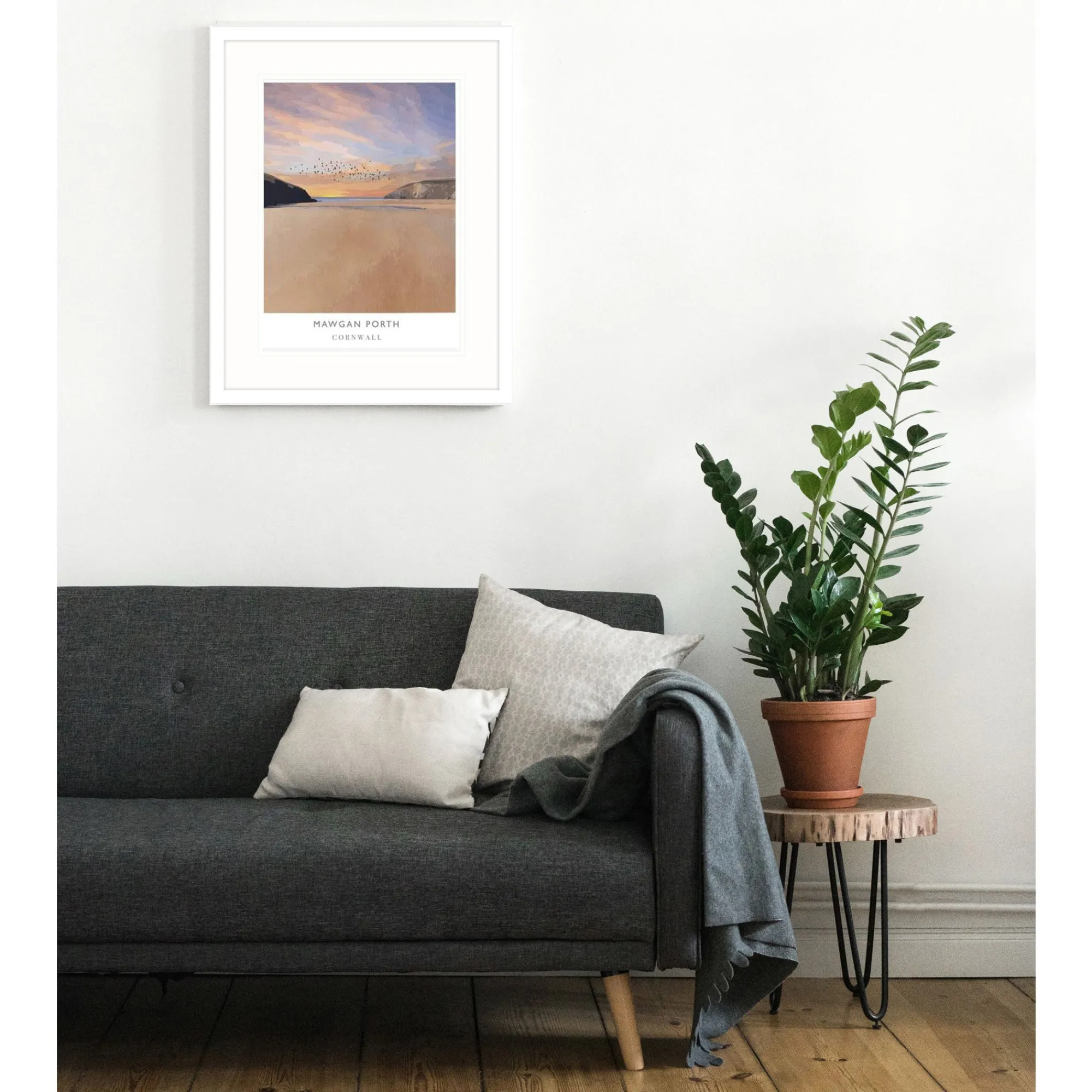Unframed Prints*Whistlefish Mawgan Porth Art Print