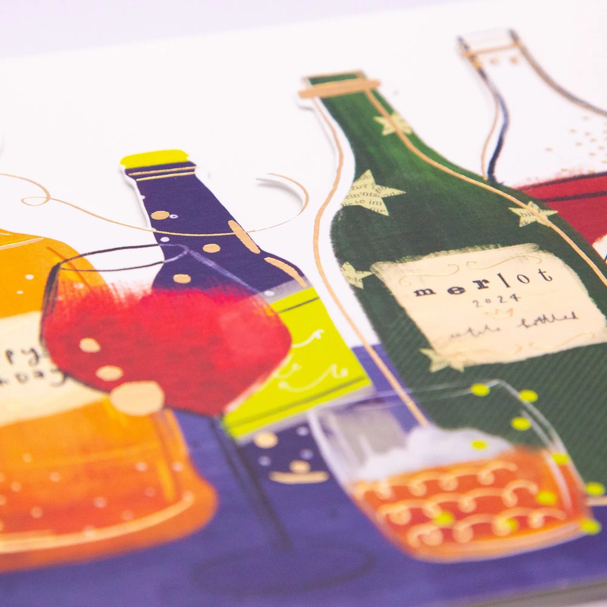 Birthday|For Him*Whistlefish Mens Drinks Birthday Cut-Out Card
