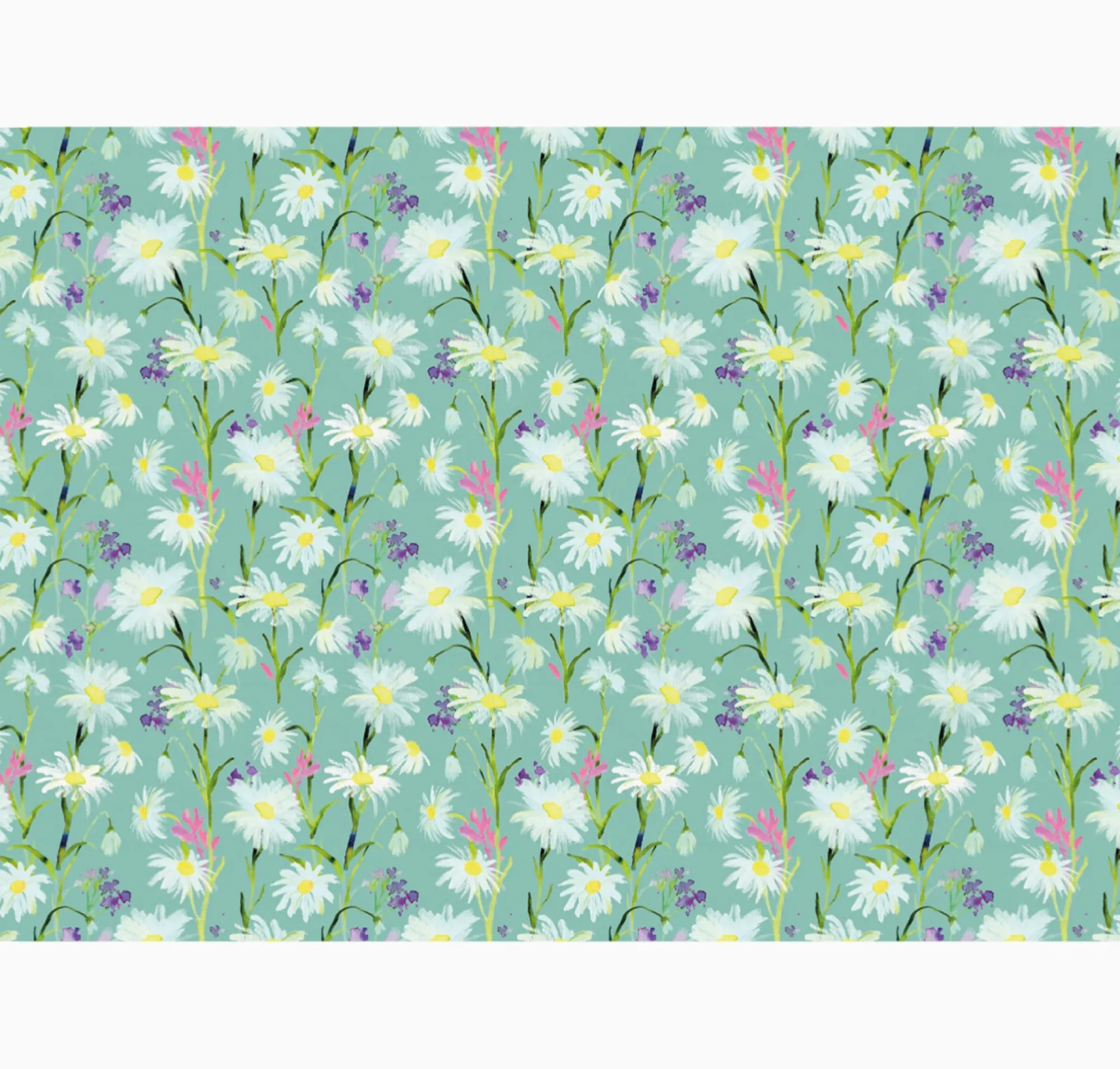 Gift Wrap|Floral*Whistlefish Messy Daisies Wrapping Paper