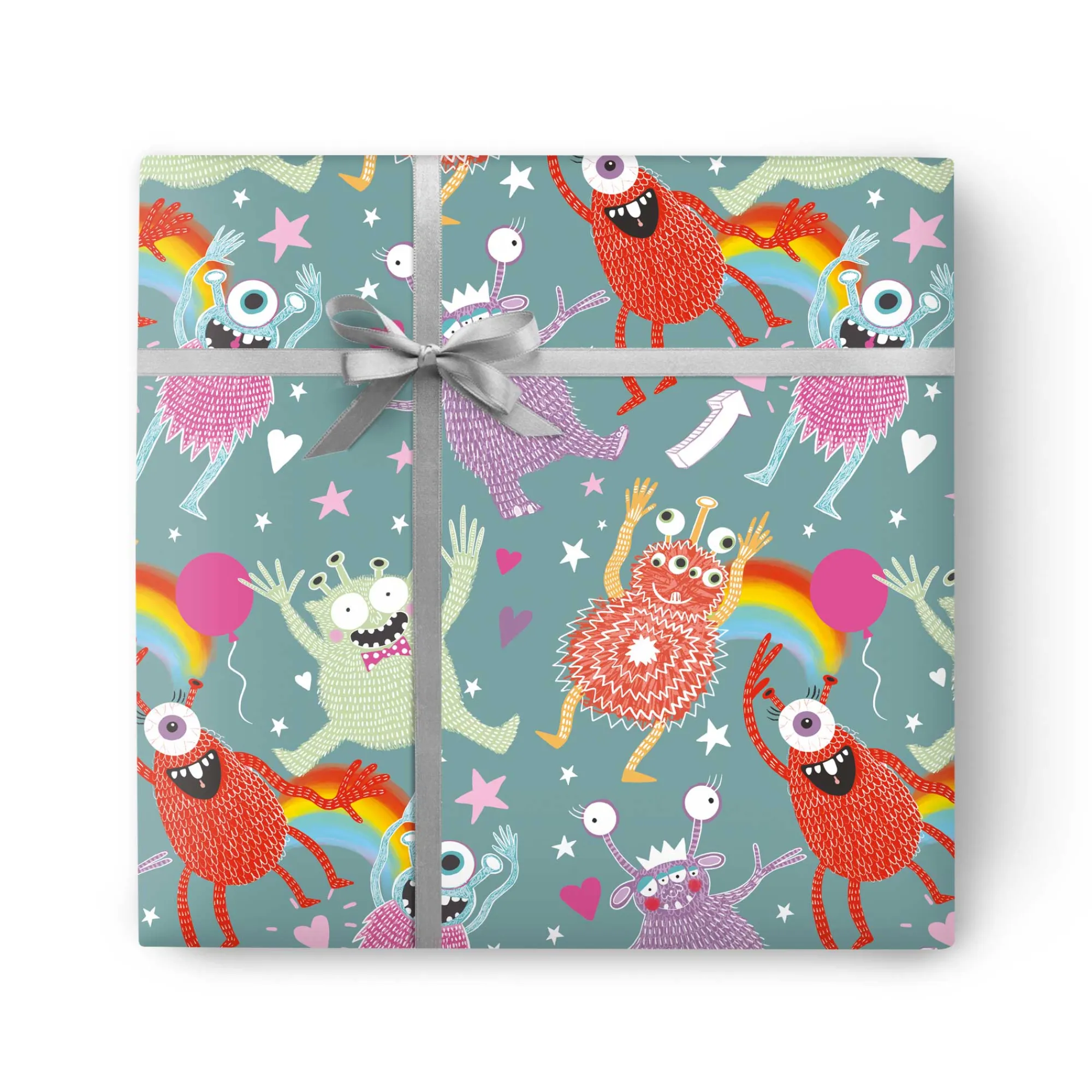 Gift Wrap|Birthday*Whistlefish Monster Wrapping Paper