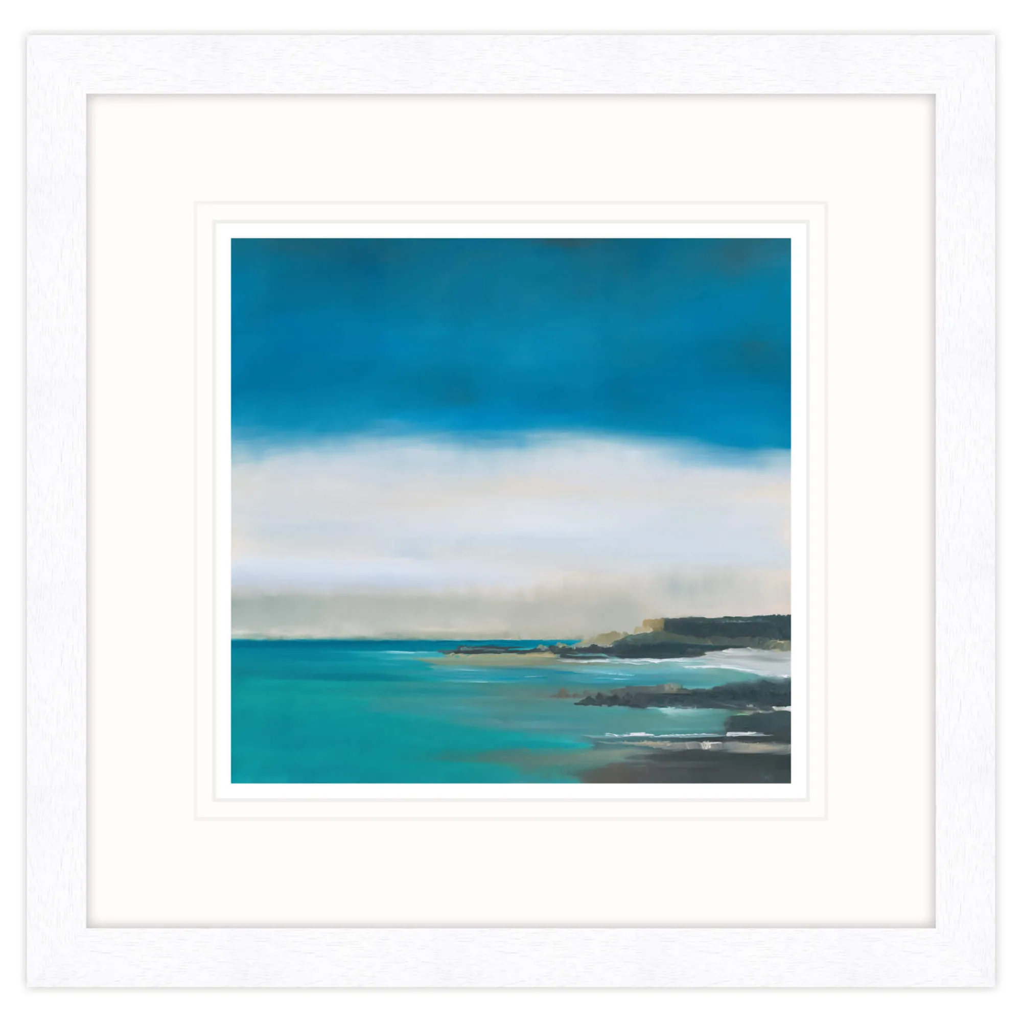 Coastal Scenes|Framed Prints*Whistlefish Morning Light Boat Cove Framed Print