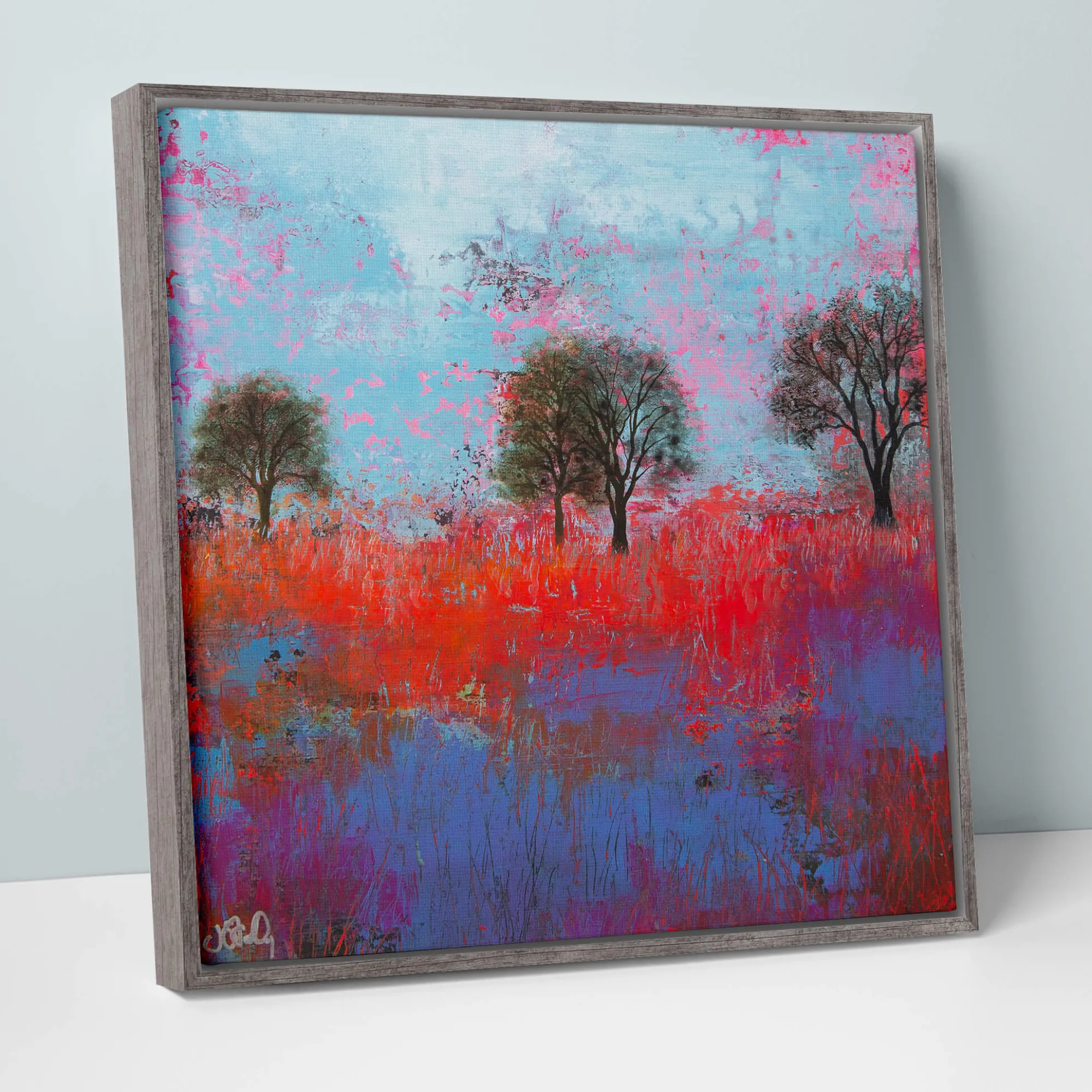 Framed Canvas*Whistlefish My Colourful World Framed Canvas