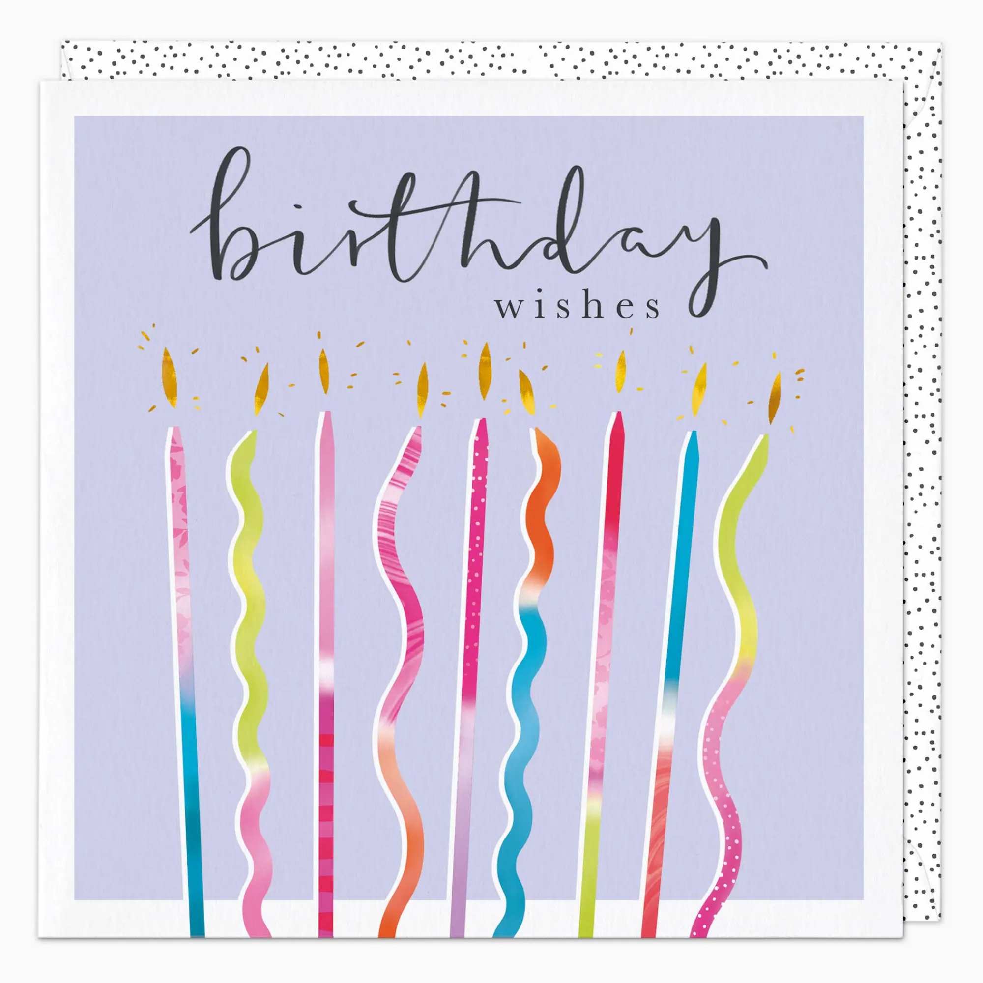 Birthday|For Children*Whistlefish Neon Candles Birthday Card