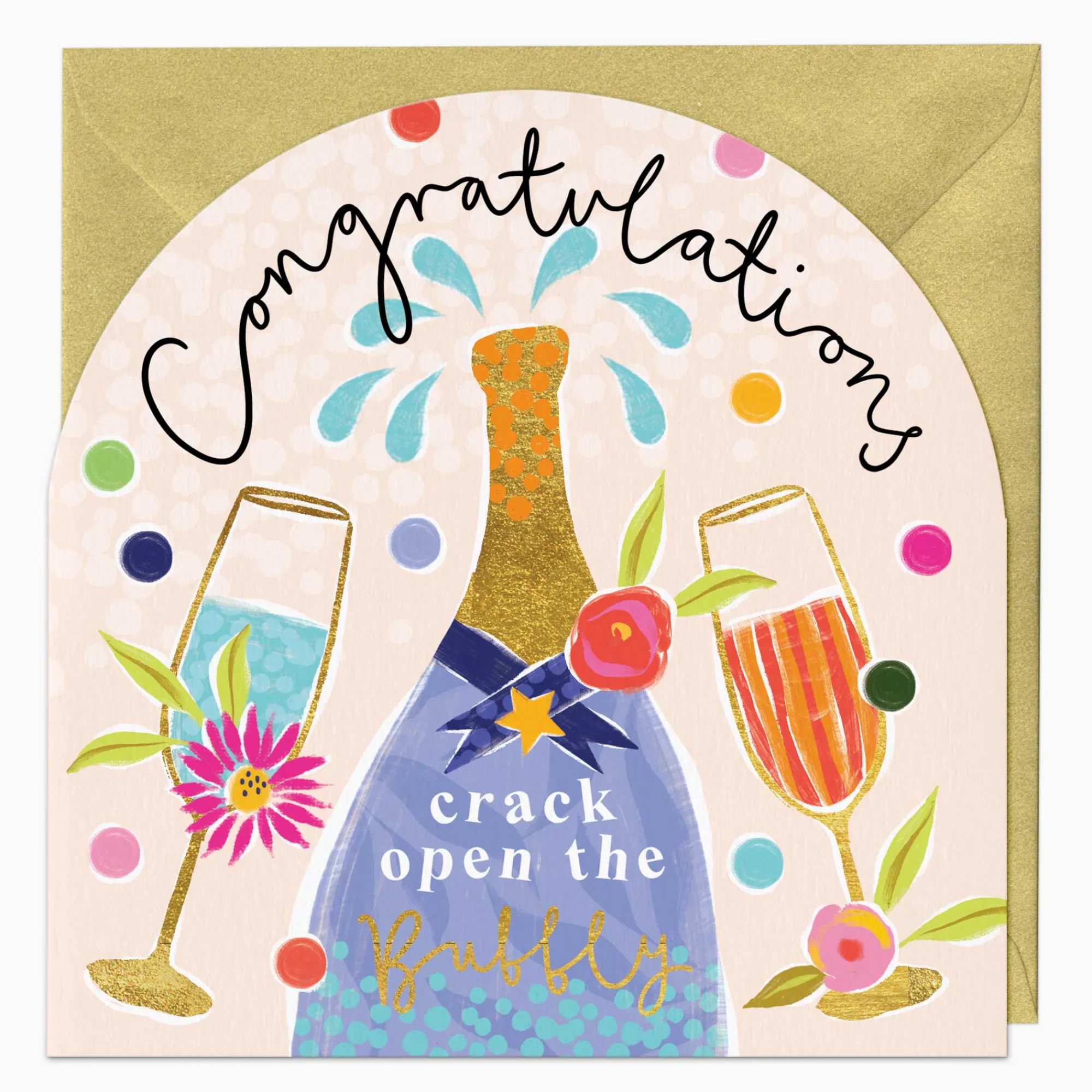 Mother's Day|Congratulations*Whistlefish Neon Congratulations Arch Card