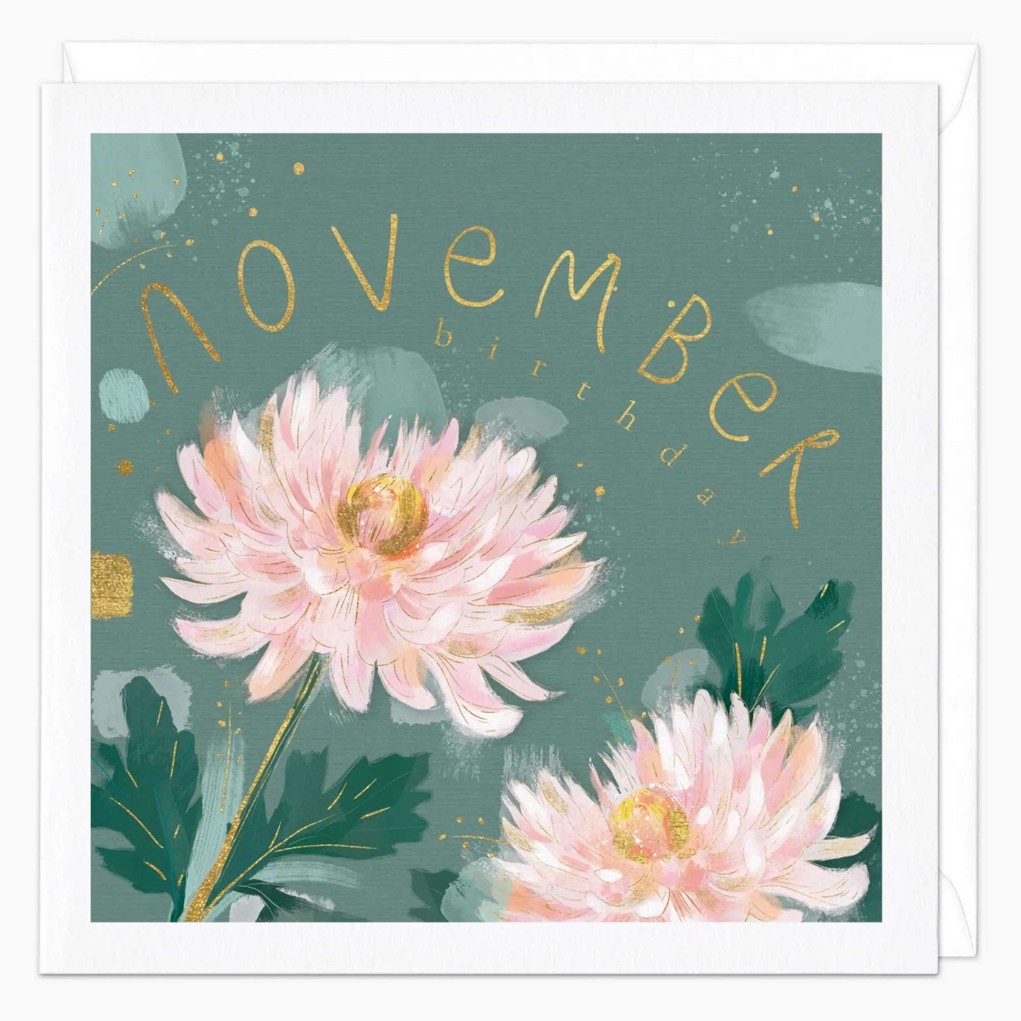 Birthday|By Month*Whistlefish November Birth Flower Card