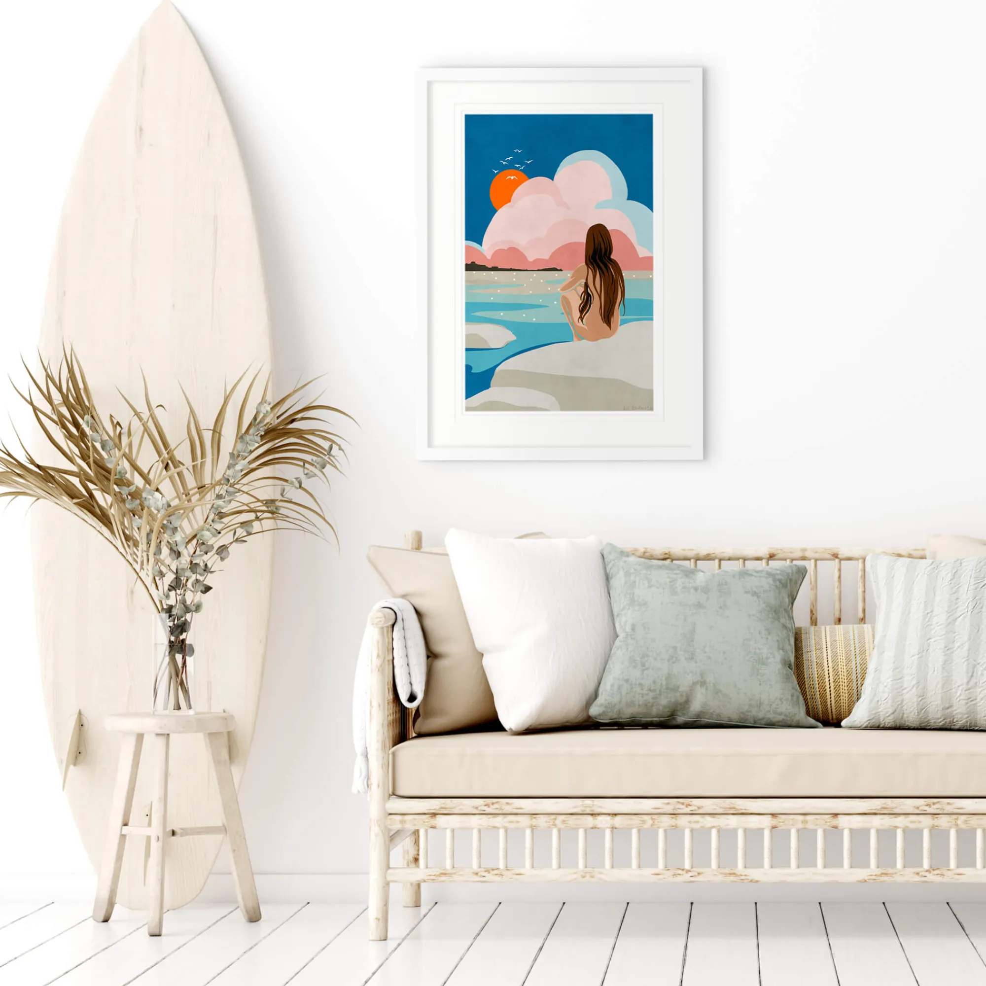 Unframed Prints*Whistlefish Ocean Child Large Art Print