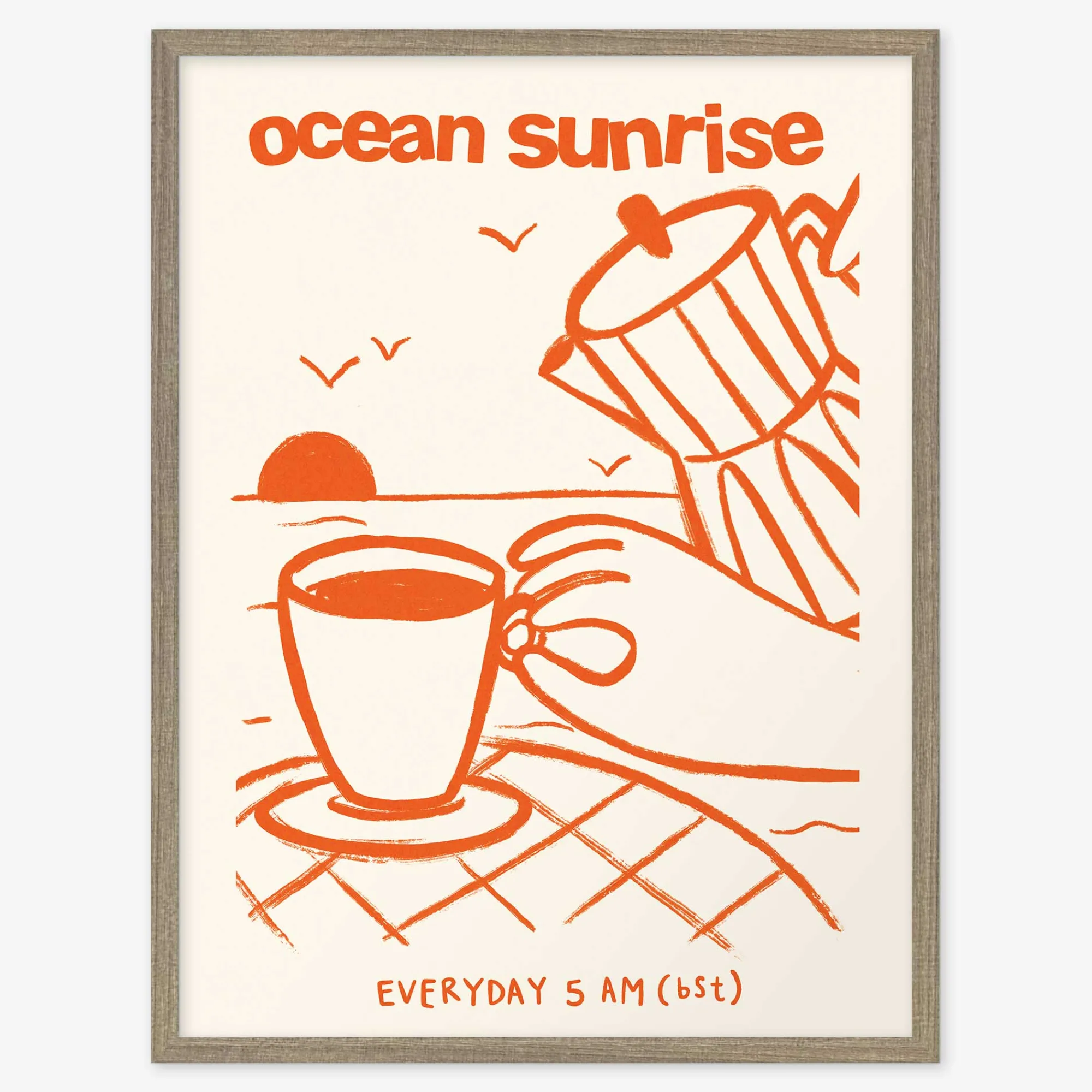 Framed Prints*Whistlefish Ocean Sunrise Framed Print