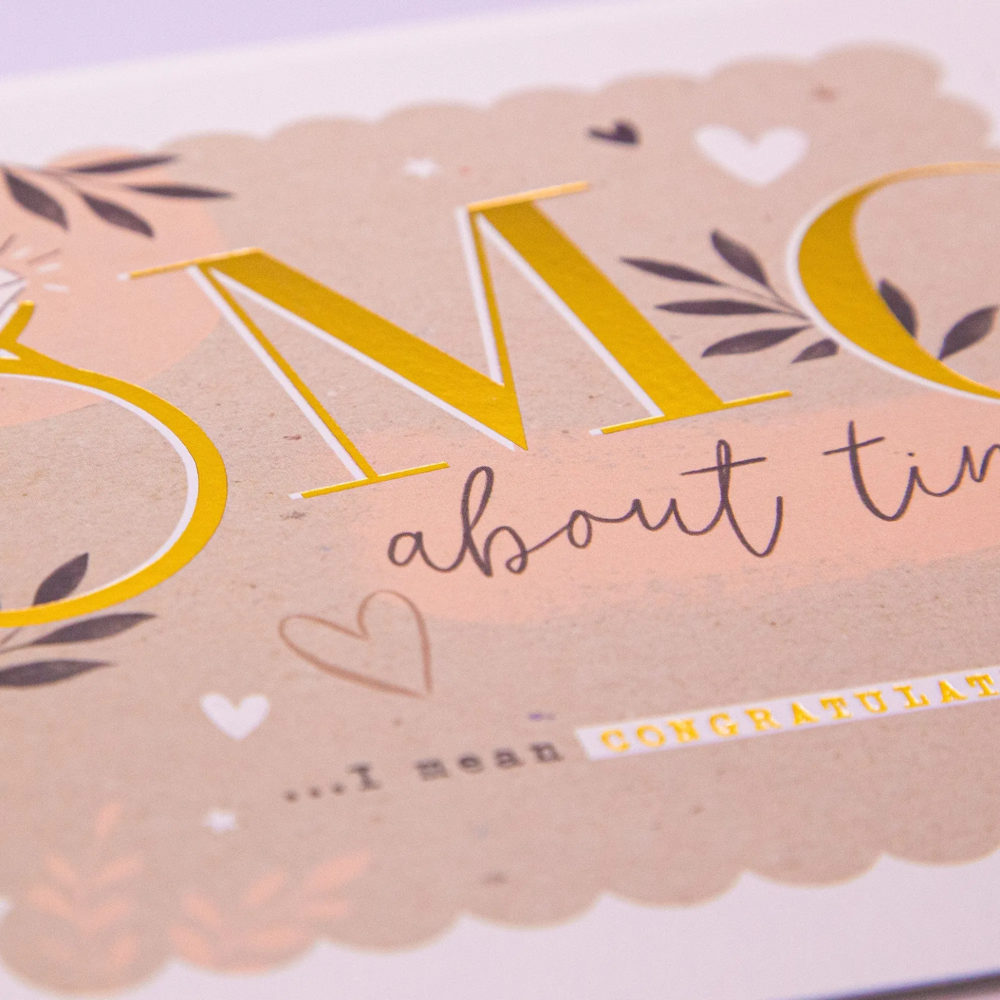 Engagement*Whistlefish OMG Engagment Card