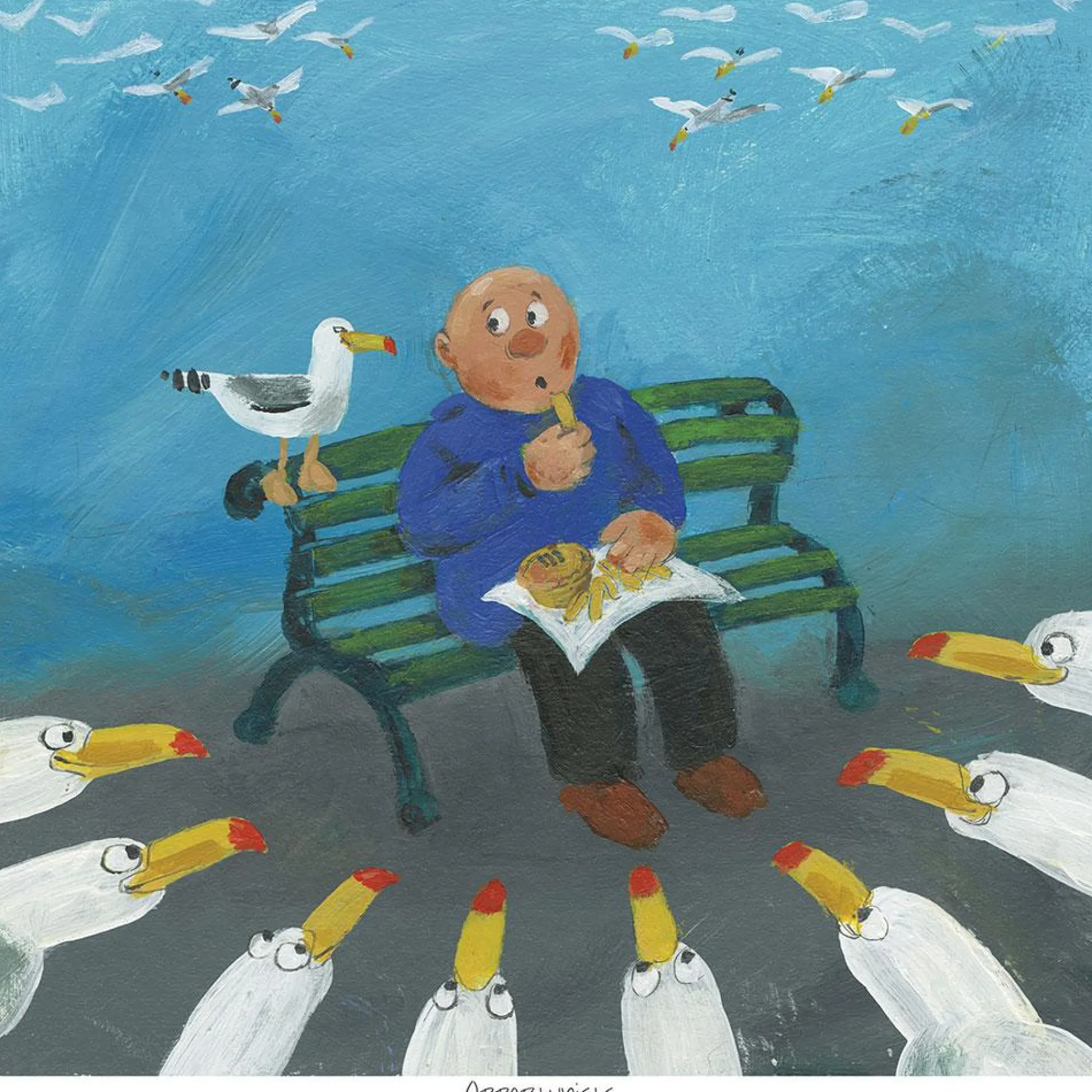 Unframed Prints*Whistlefish Opportunists Art Print