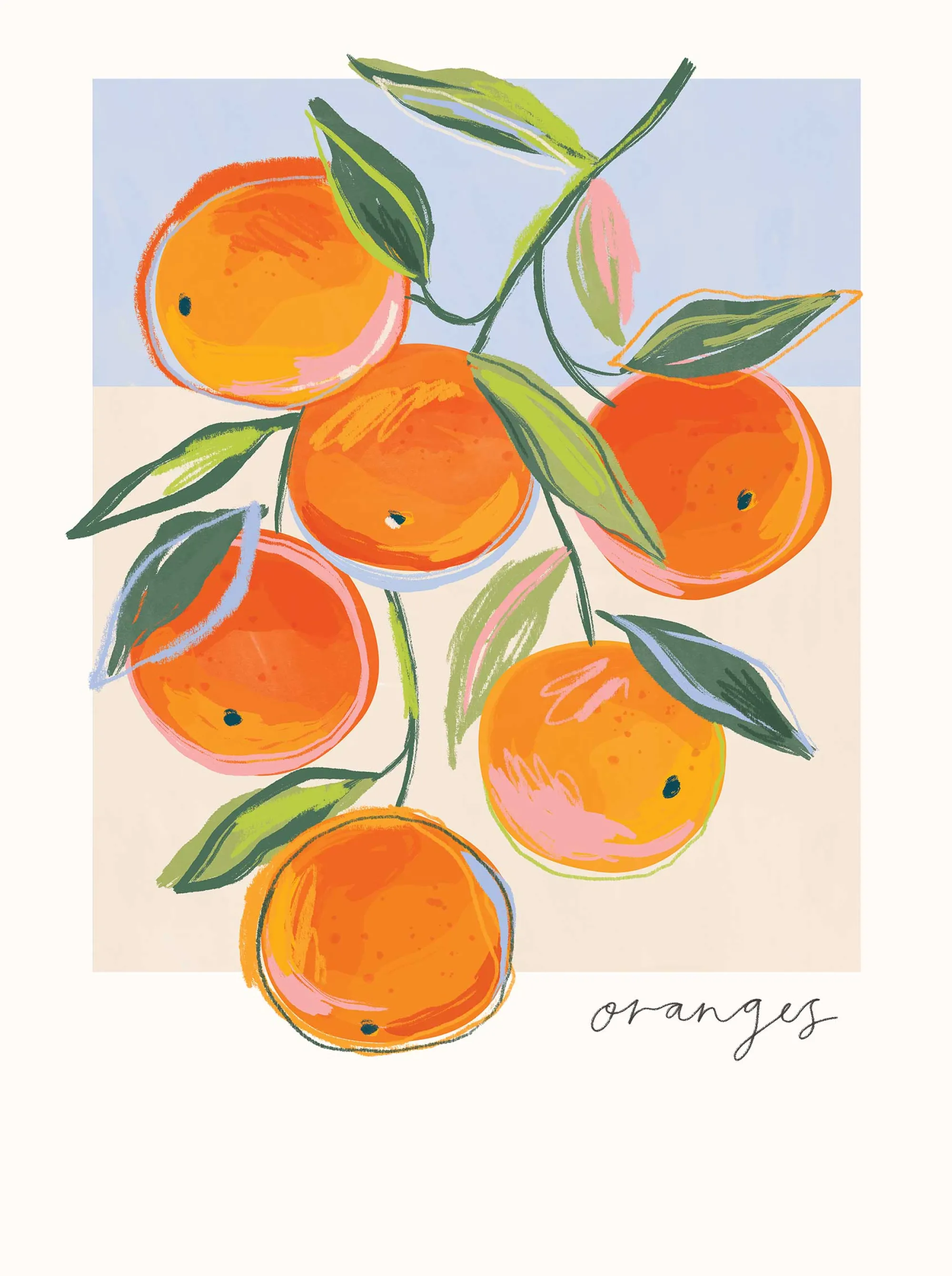 Unframed Prints*Whistlefish Oranges Art Print