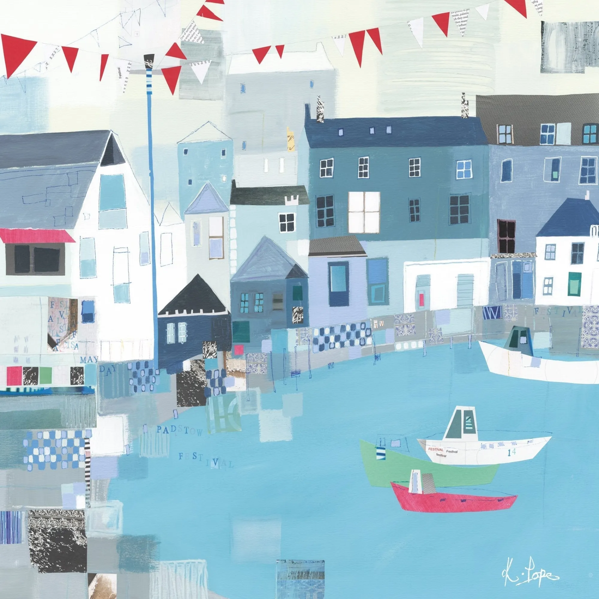 Unframed Prints*Whistlefish Padstow Festival Art Print