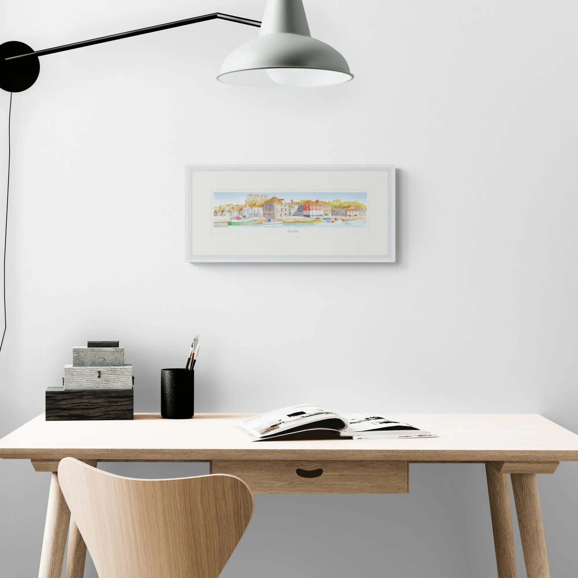 Padstow|Cornwall*Whistlefish Padstow Framed Print