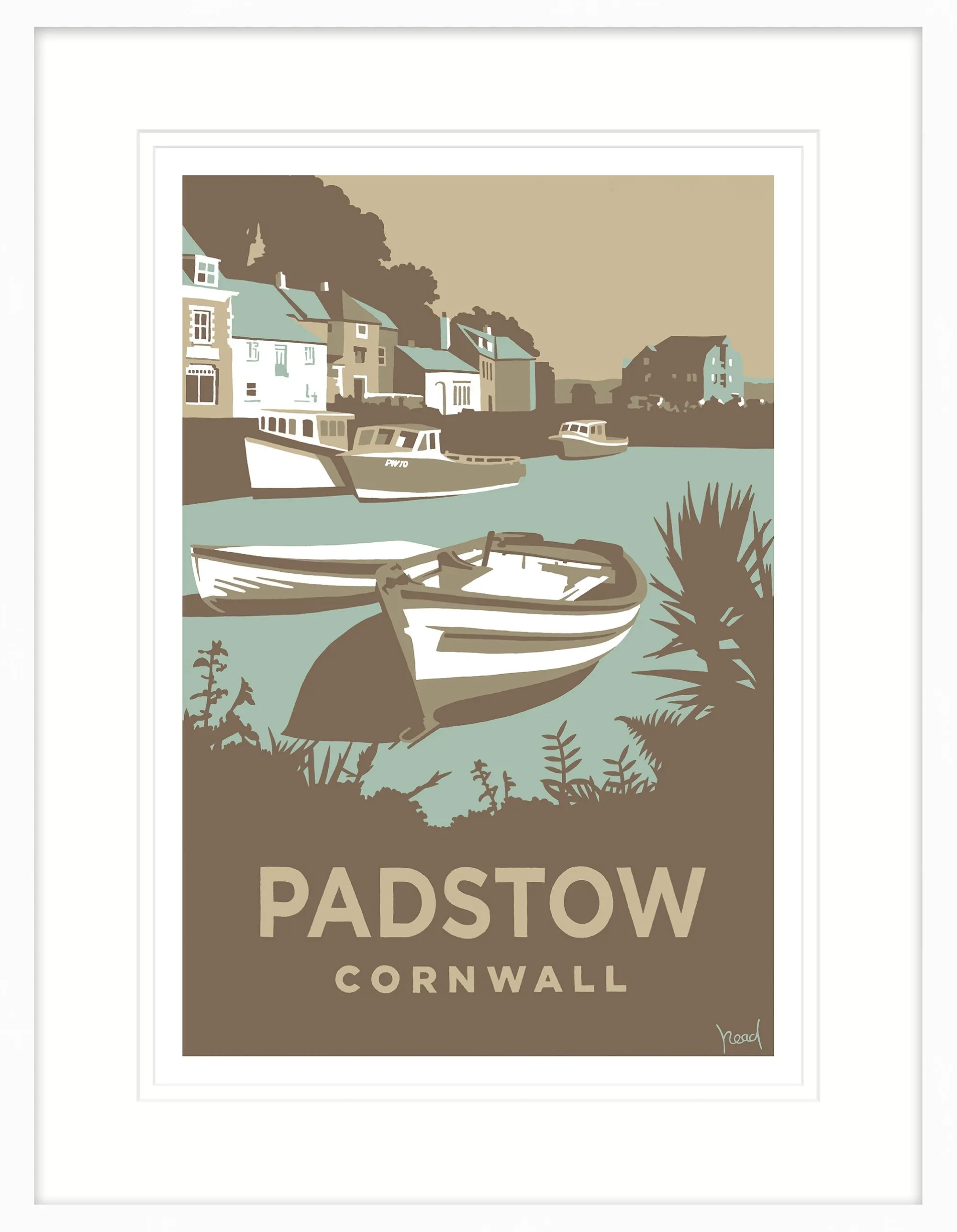 Padstow|Cornwall*Whistlefish Padstow Framed Print