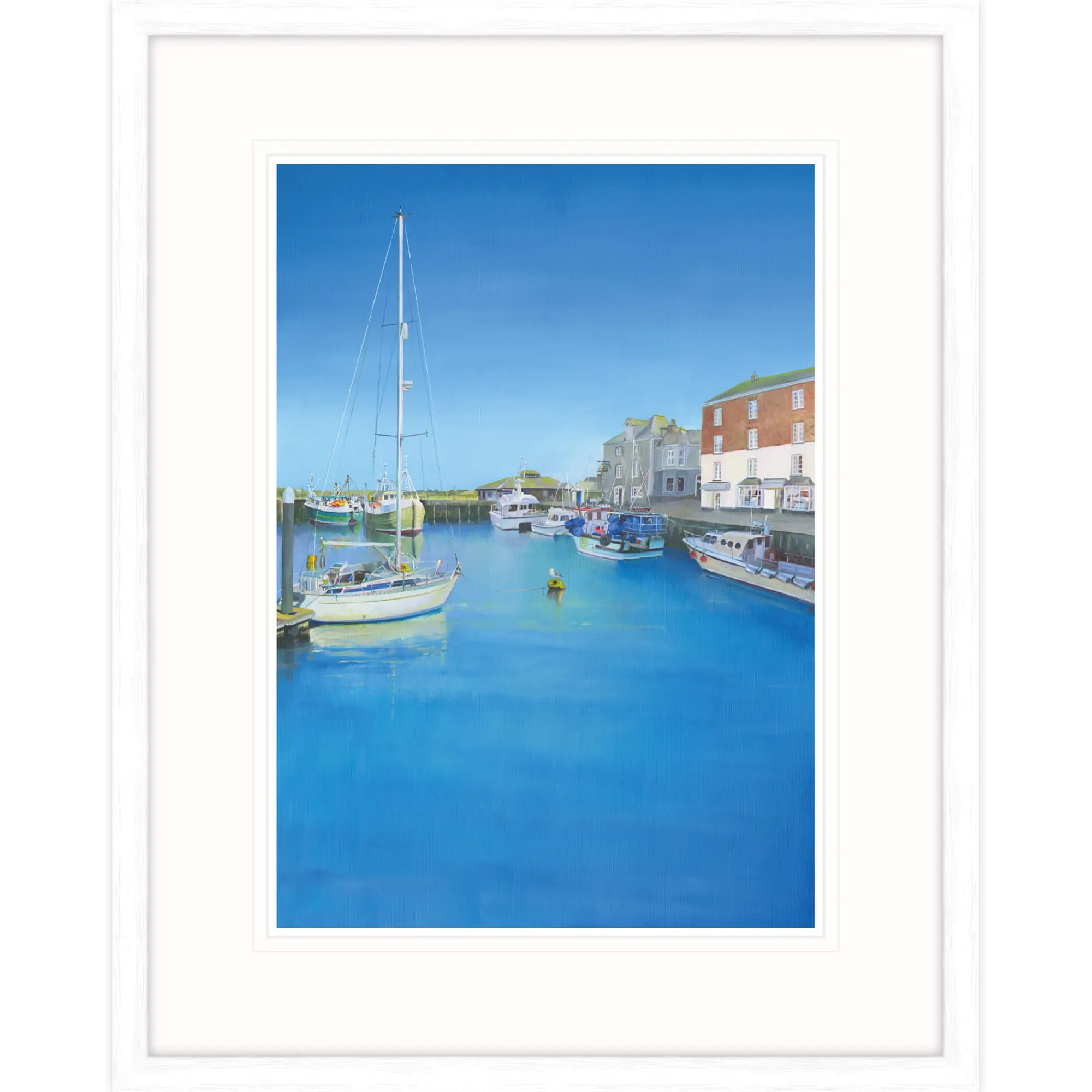 Padstow|Coastal Scenes*Whistlefish Padstow Framed Print