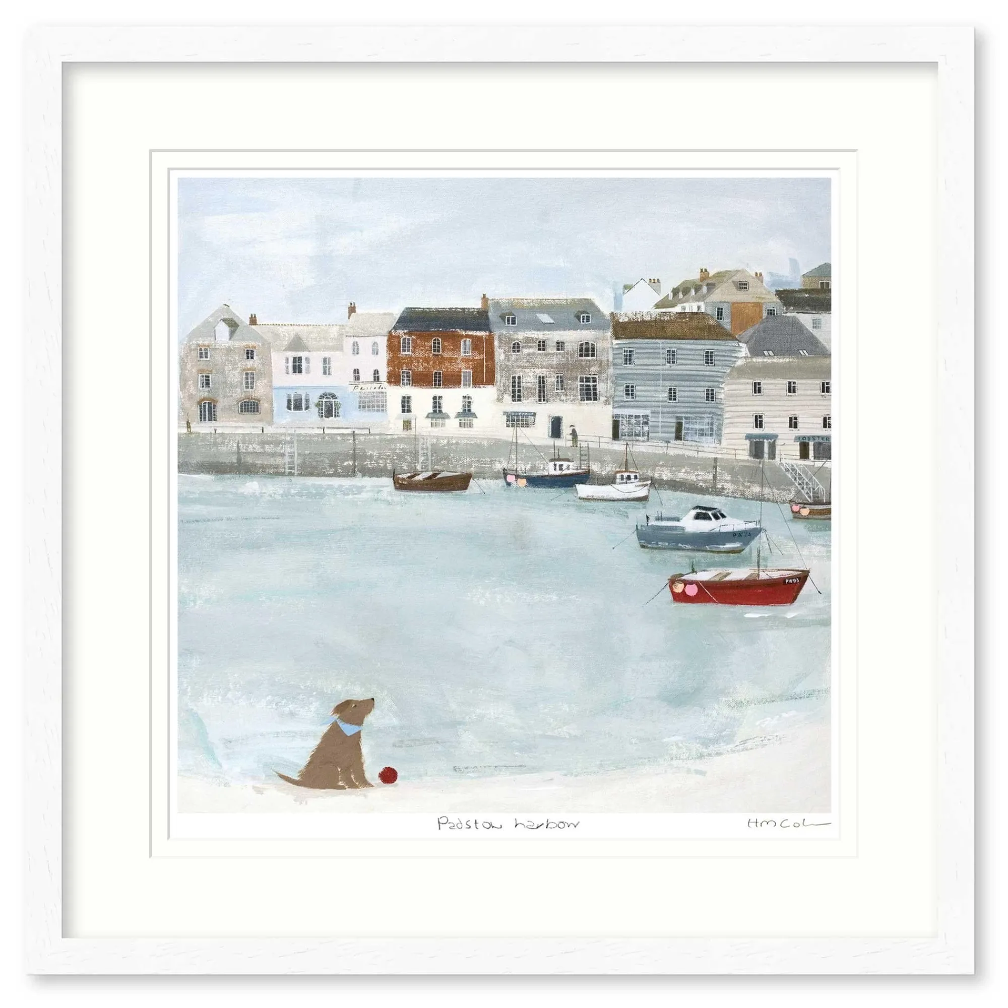 Padstow|Boat & Sailing*Whistlefish Padstow Harbour Boats Framed Print