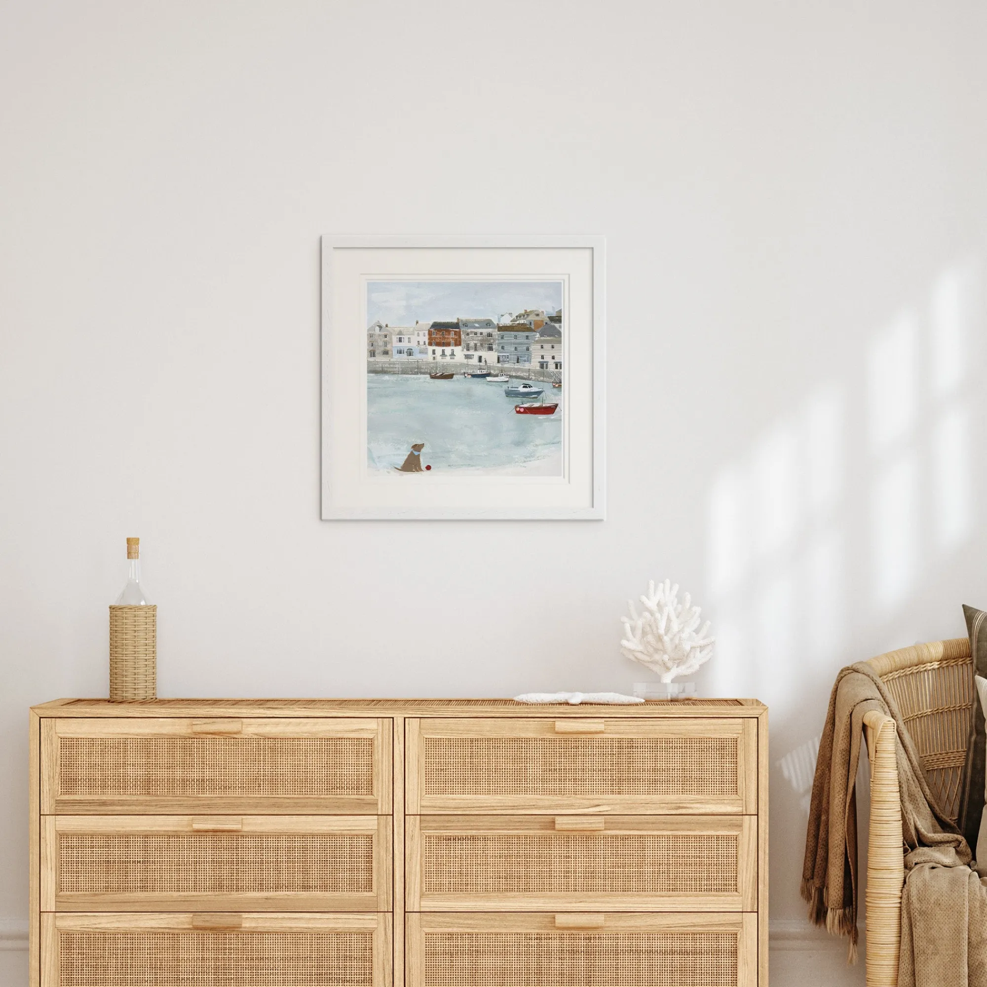 Padstow|Boat & Sailing*Whistlefish Padstow Harbour Boats Framed Print