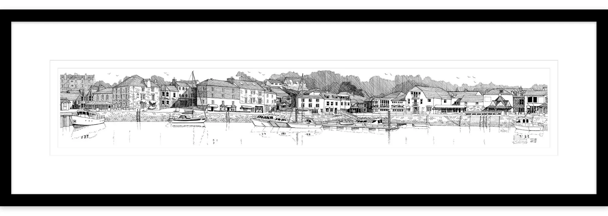 Padstow|Cornwall*Whistlefish Padstow Harbour Framed Print