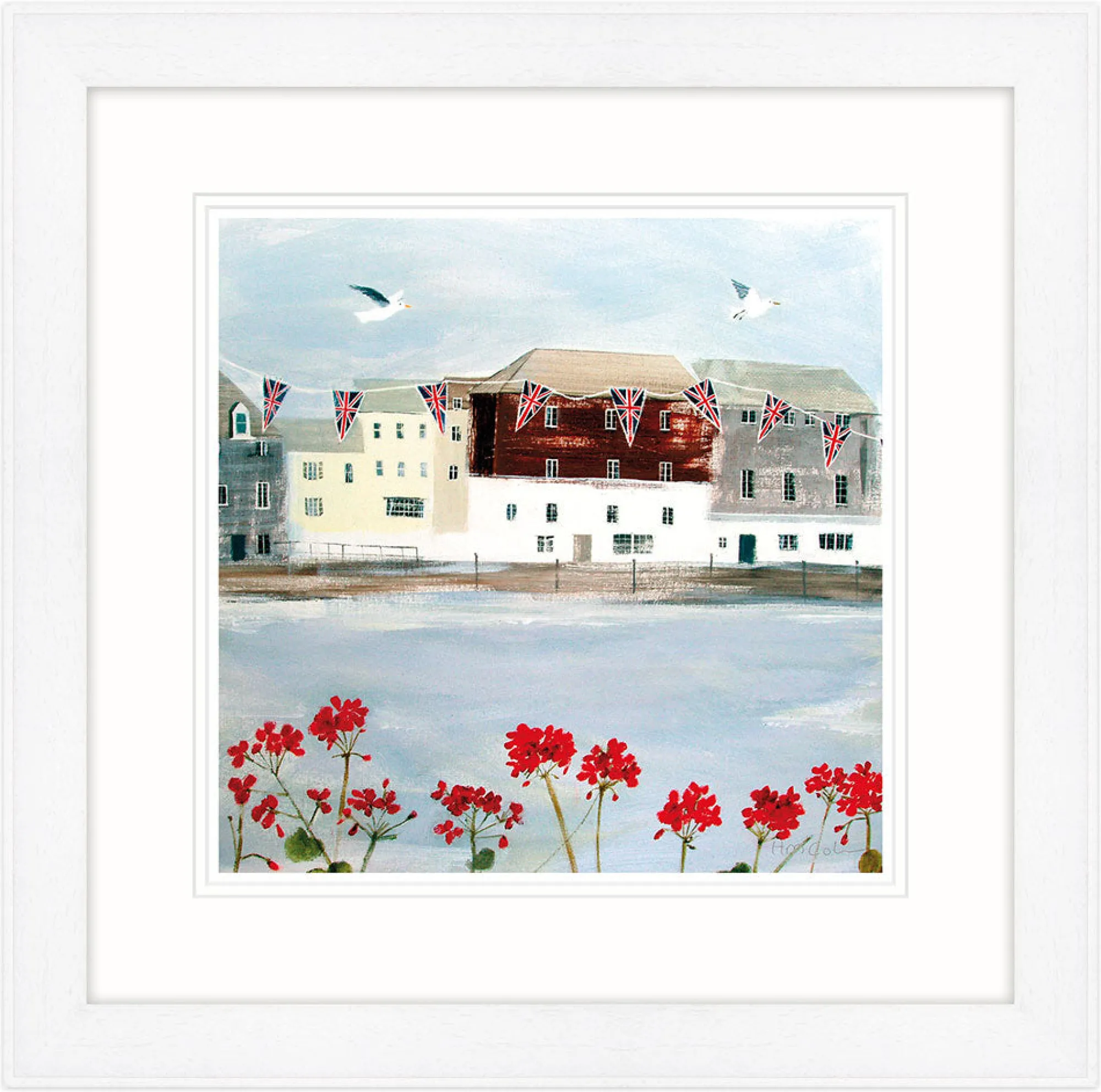 Padstow|Floral & Flowers*Whistlefish Padstow Harbour Small Framed Print