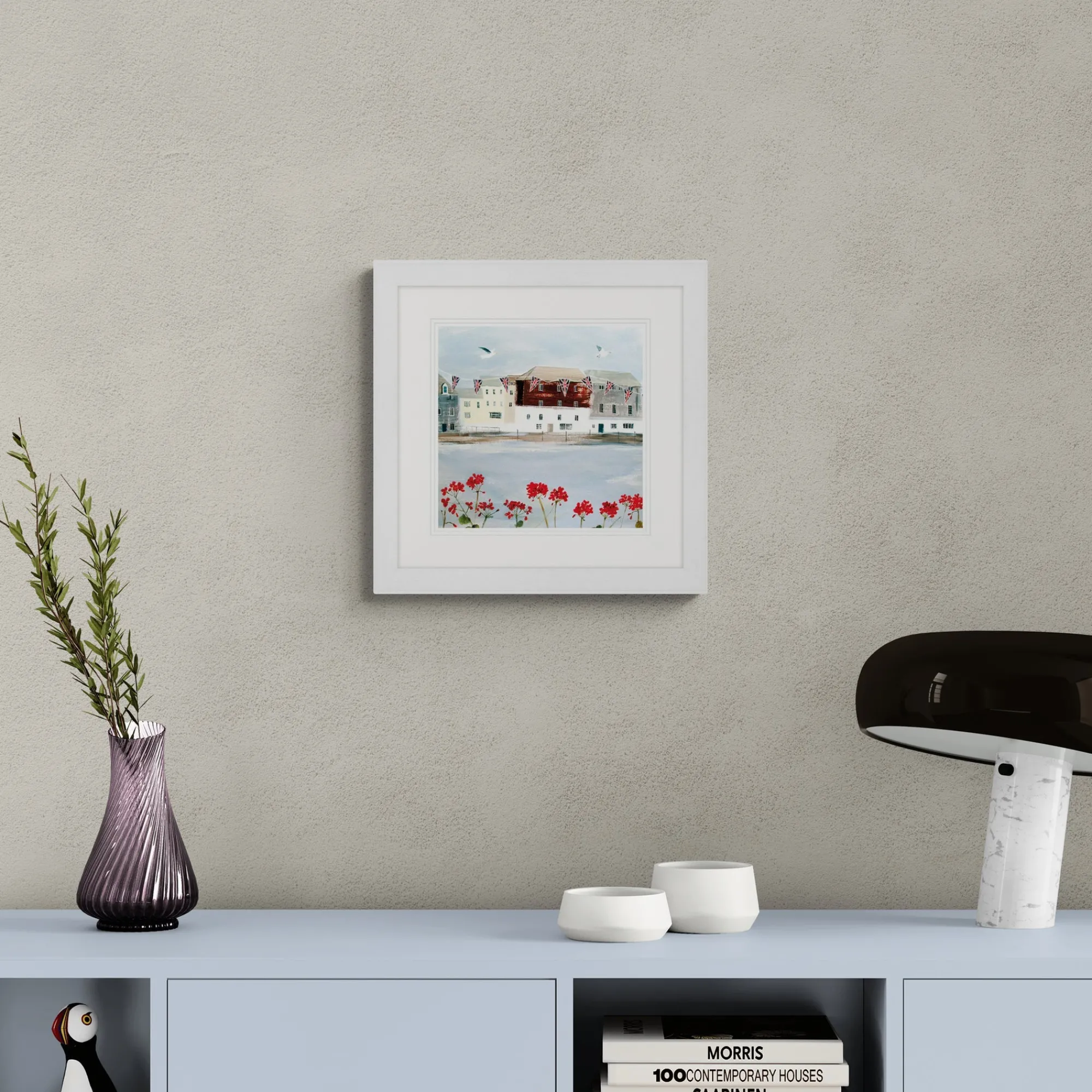 Padstow|Floral & Flowers*Whistlefish Padstow Harbour Small Framed Print