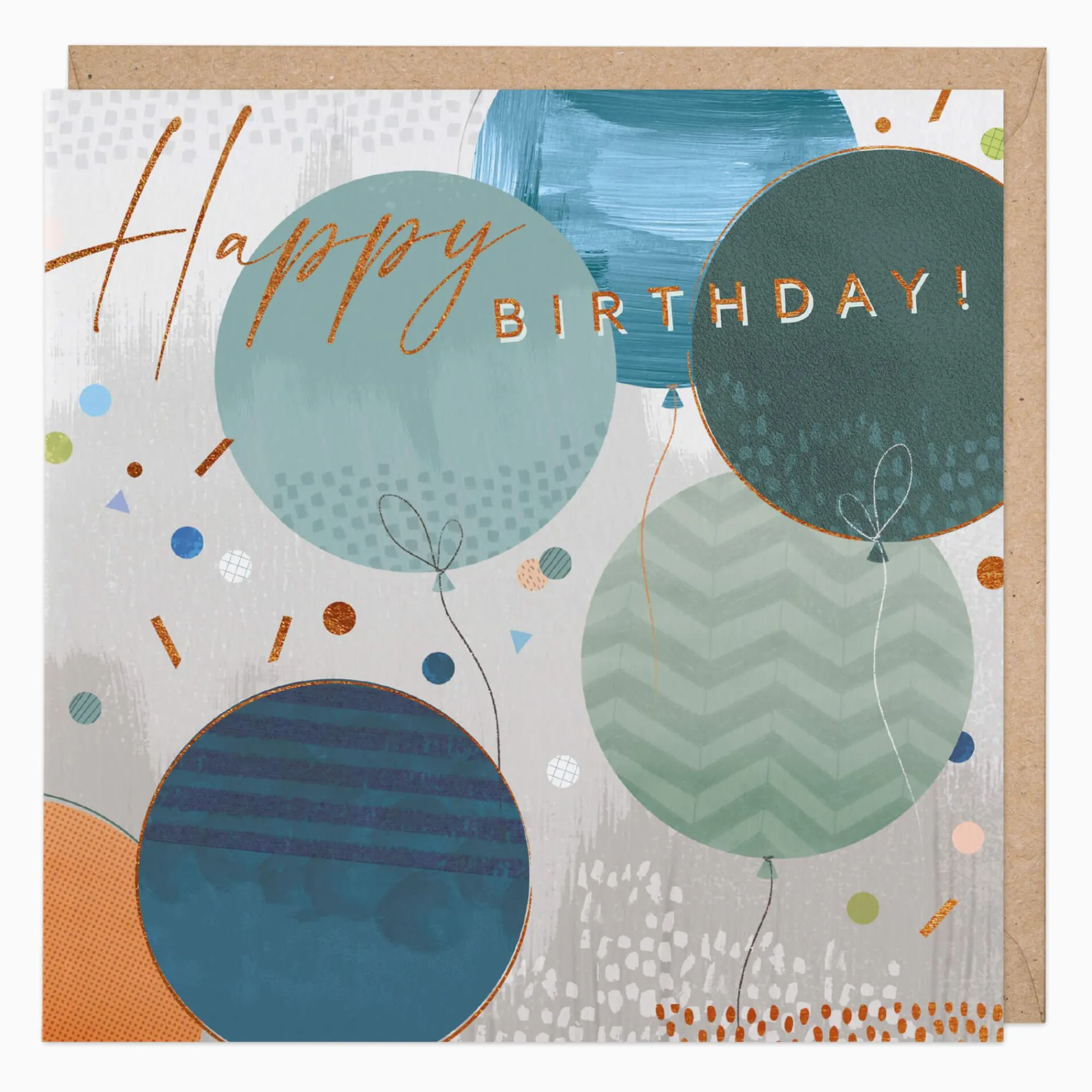 Birthday|For Him*Whistlefish Party Balloons Birthday Card
