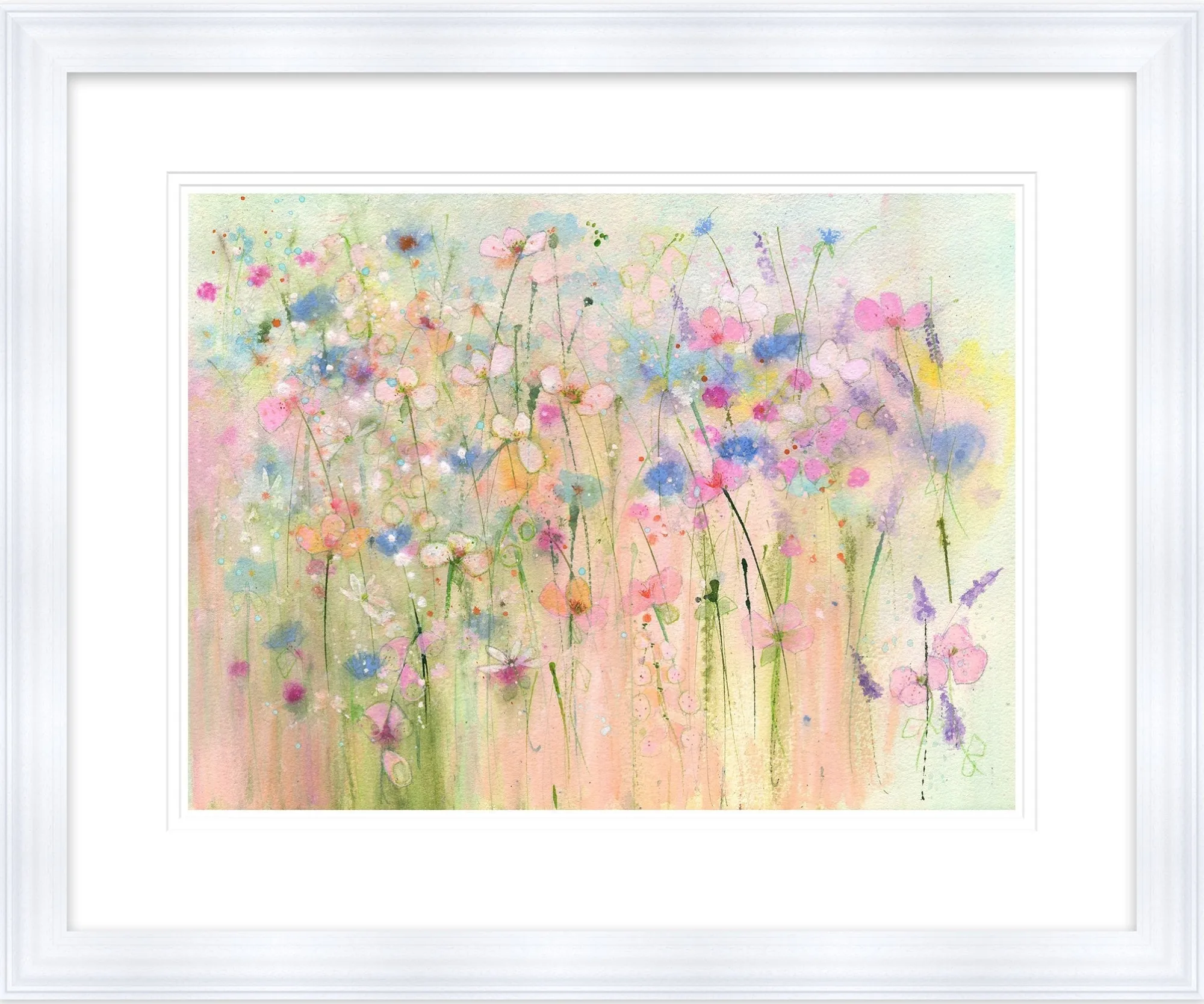 Framed Prints*Whistlefish Pastel Blooms Framed Print