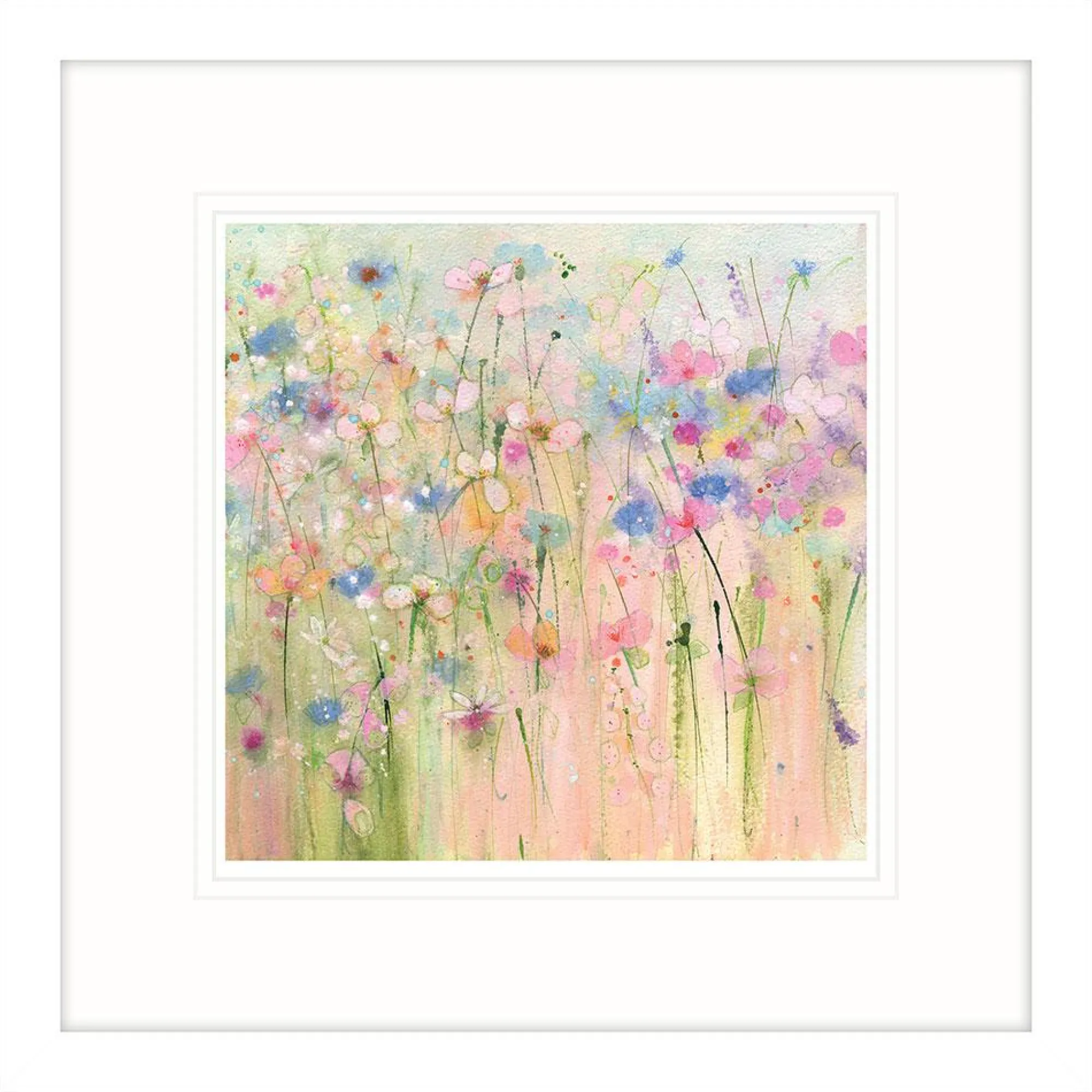 Framed Prints*Whistlefish Pastel Blooms Small Framed Print